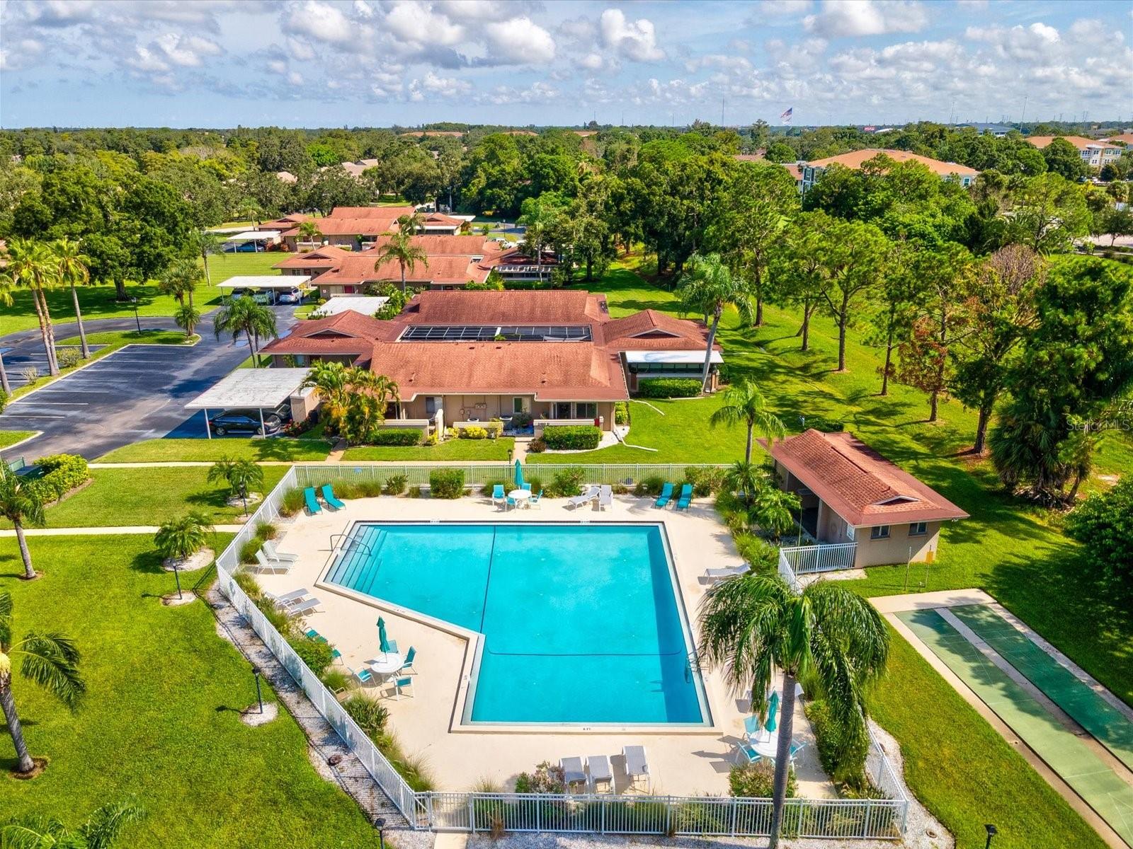 Sparkling Community Pool