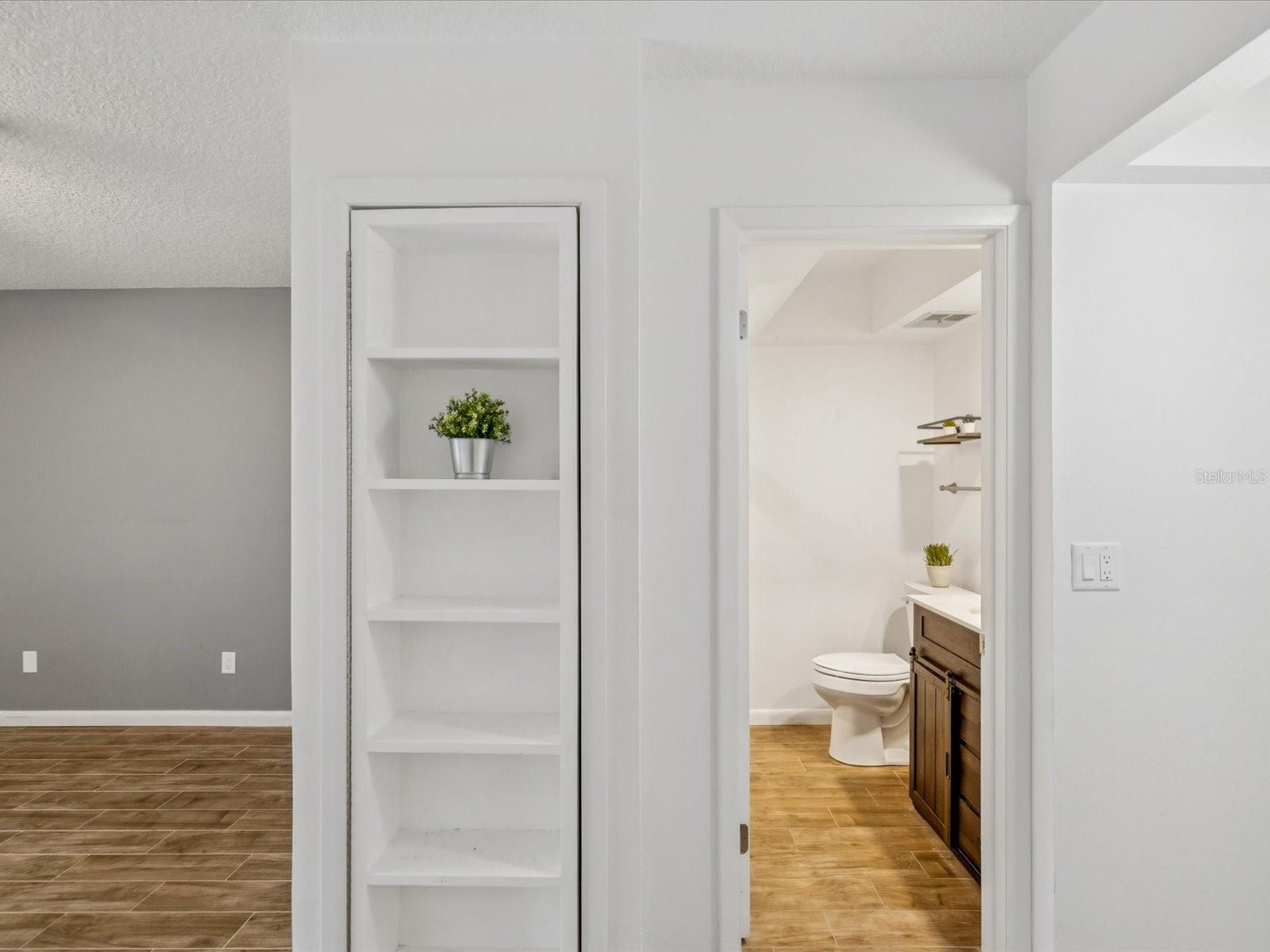 Custom-Built Bookcase Door