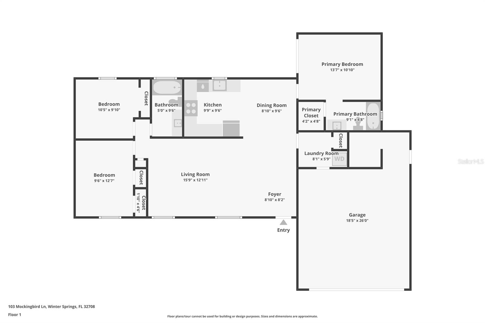 103 MOCKINGBIRD LN, WINTER SPRINGS, FL, 32708