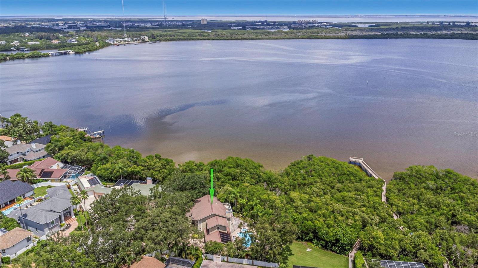 Spectacular view of Weedon Island. Protected habitat for wildlife.