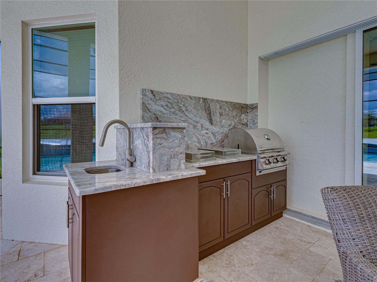 Outside kitchen