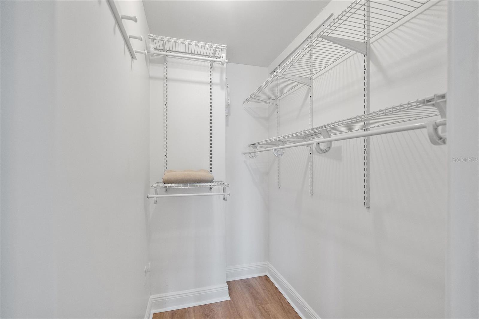 Primary walk-in closet