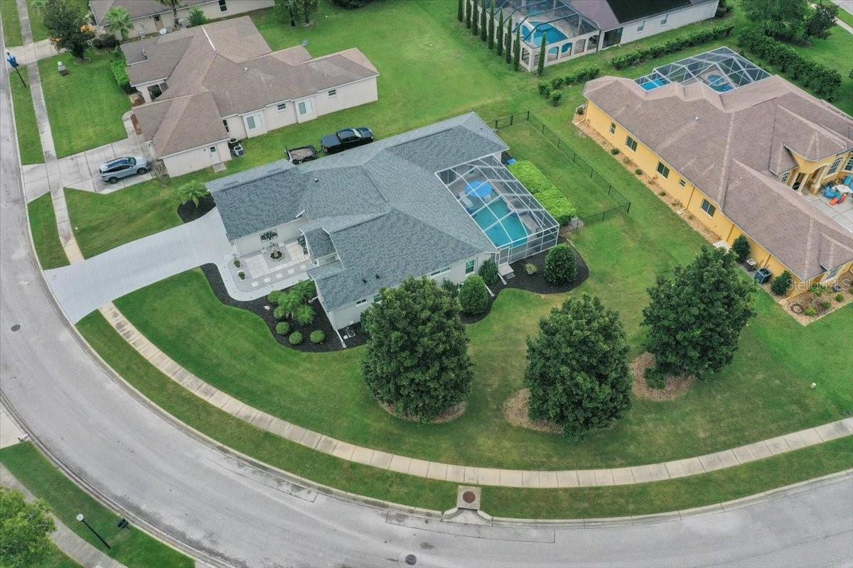 Prime corner lot with extra yard space