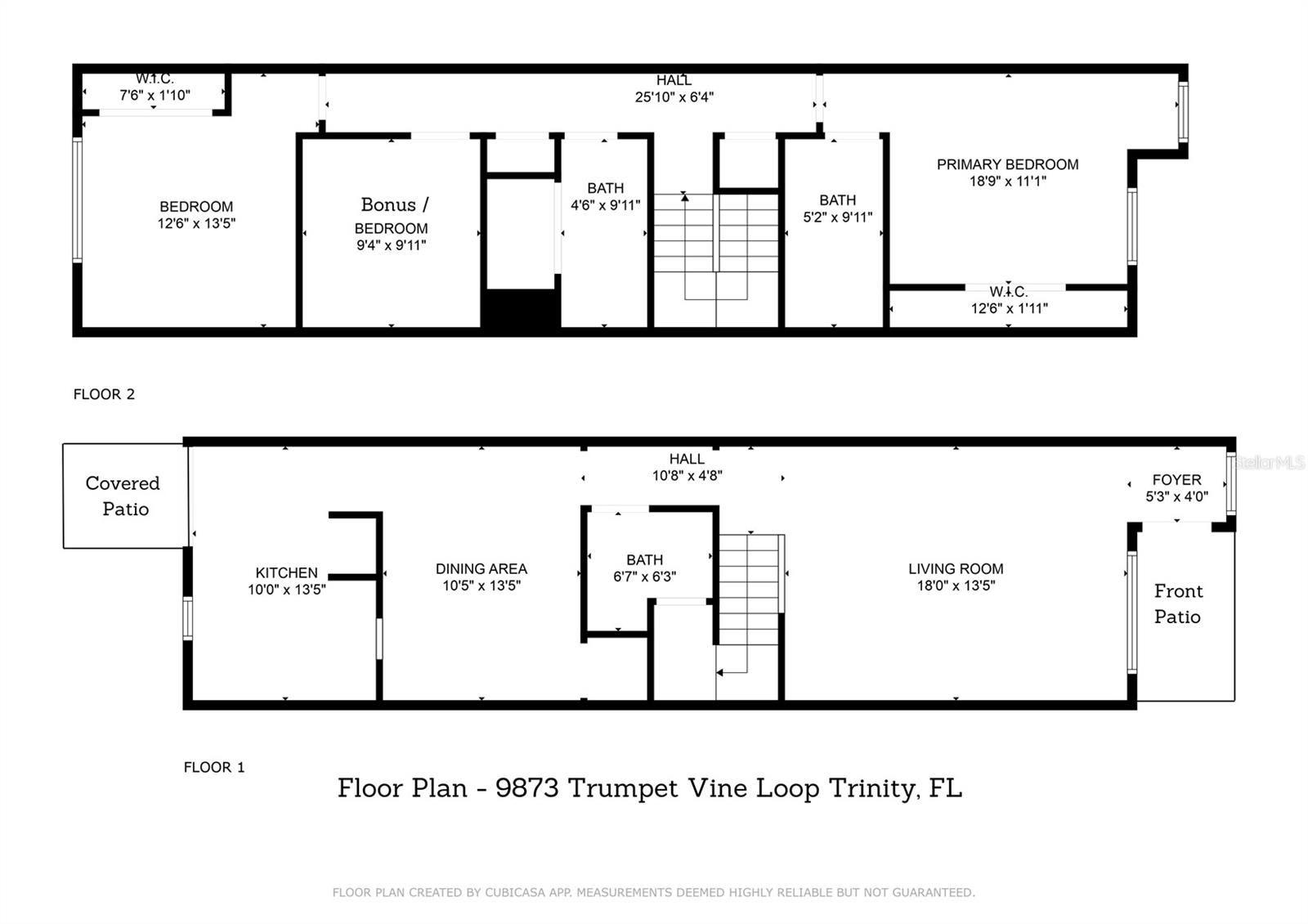 9873 TRUMPET VINE LOOP, TRINITY, FL, 34655