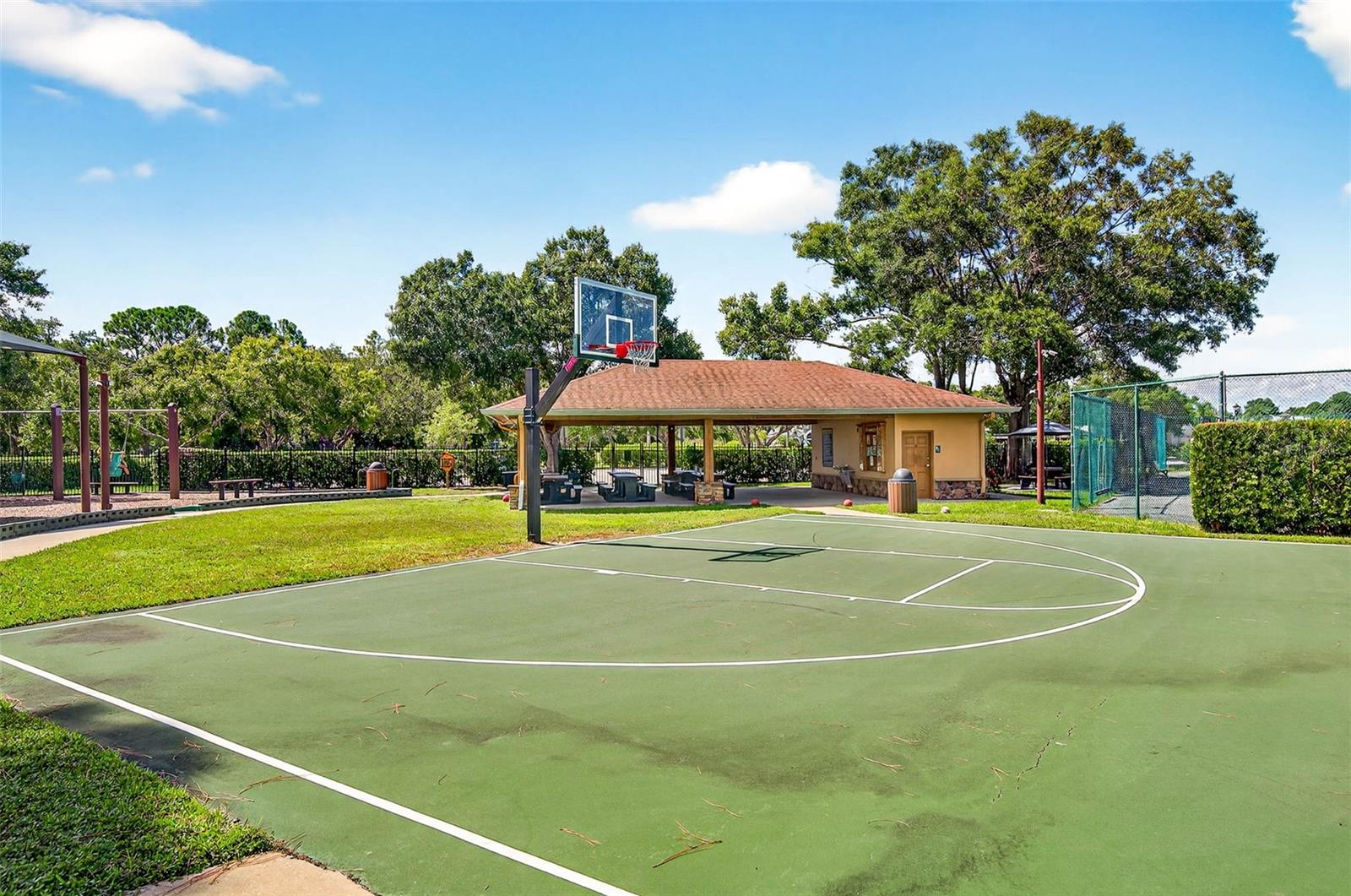 Basketball Court and Park Pavillion