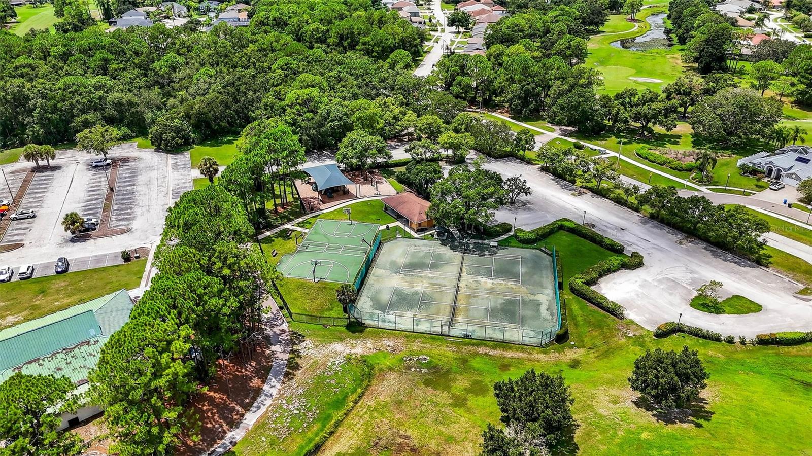 Tennis and Basketball Courts