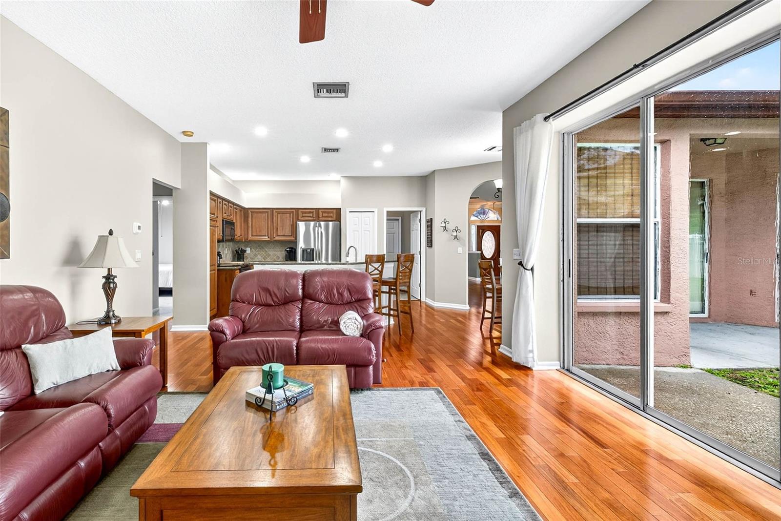 View to Kitchen from Family Room