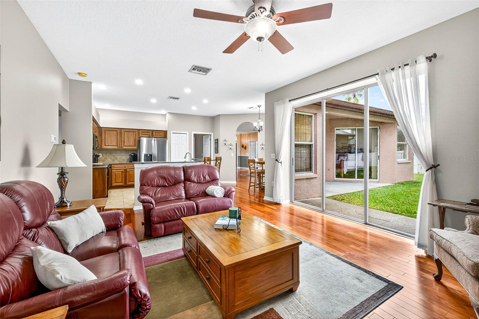 View to Kitchen from Family Room
