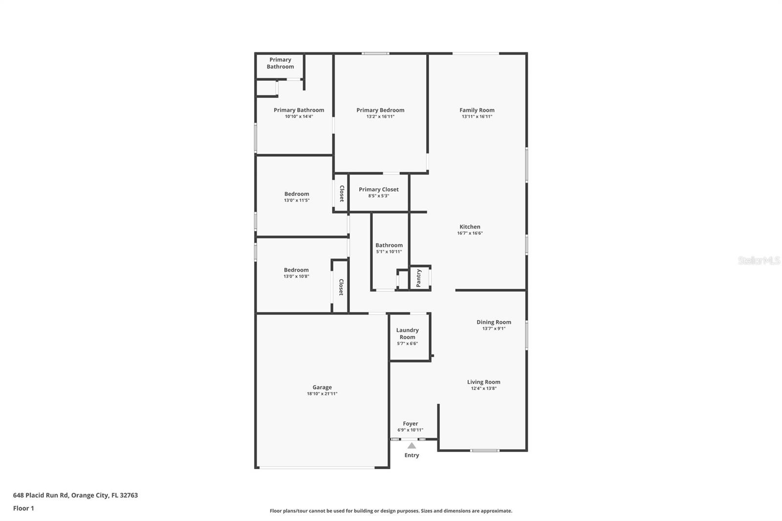 648 PLACID RUN RD, ORANGE CITY, FL, 32763