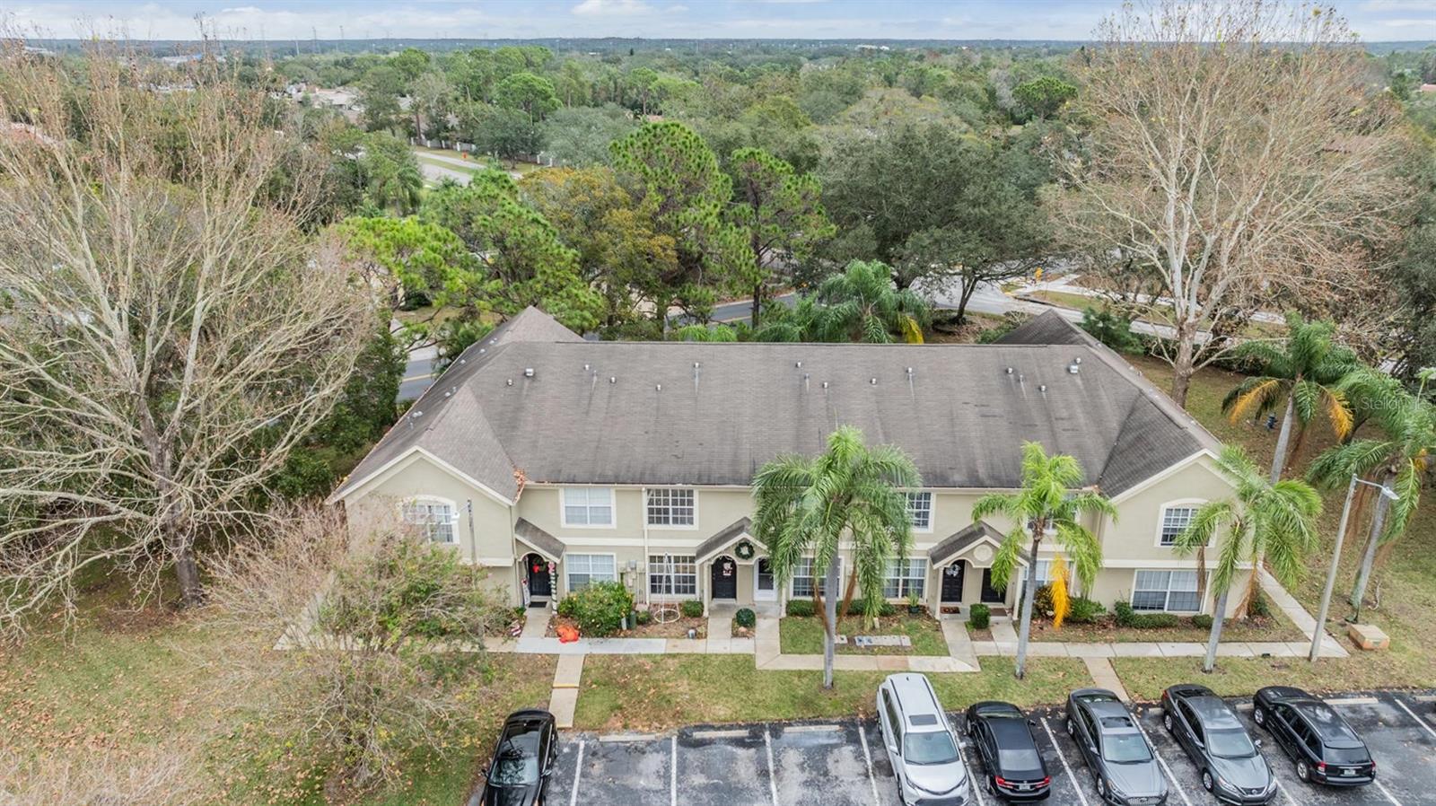 Aerial view of the building 2898.