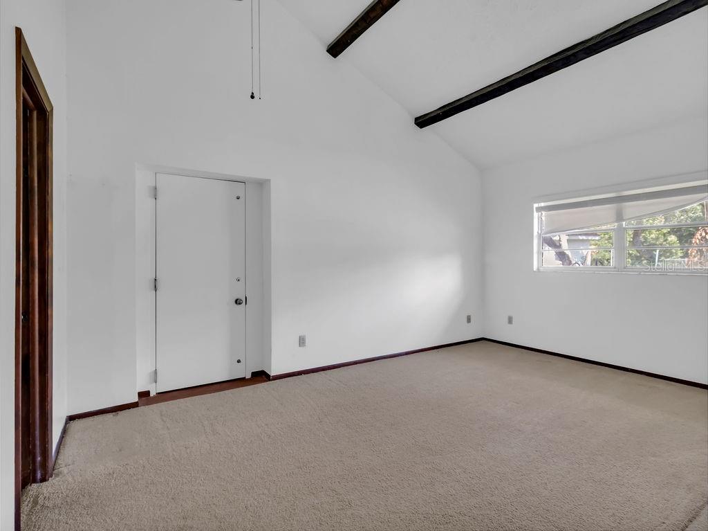 Master bedroom with built in Hurricane proof shelter