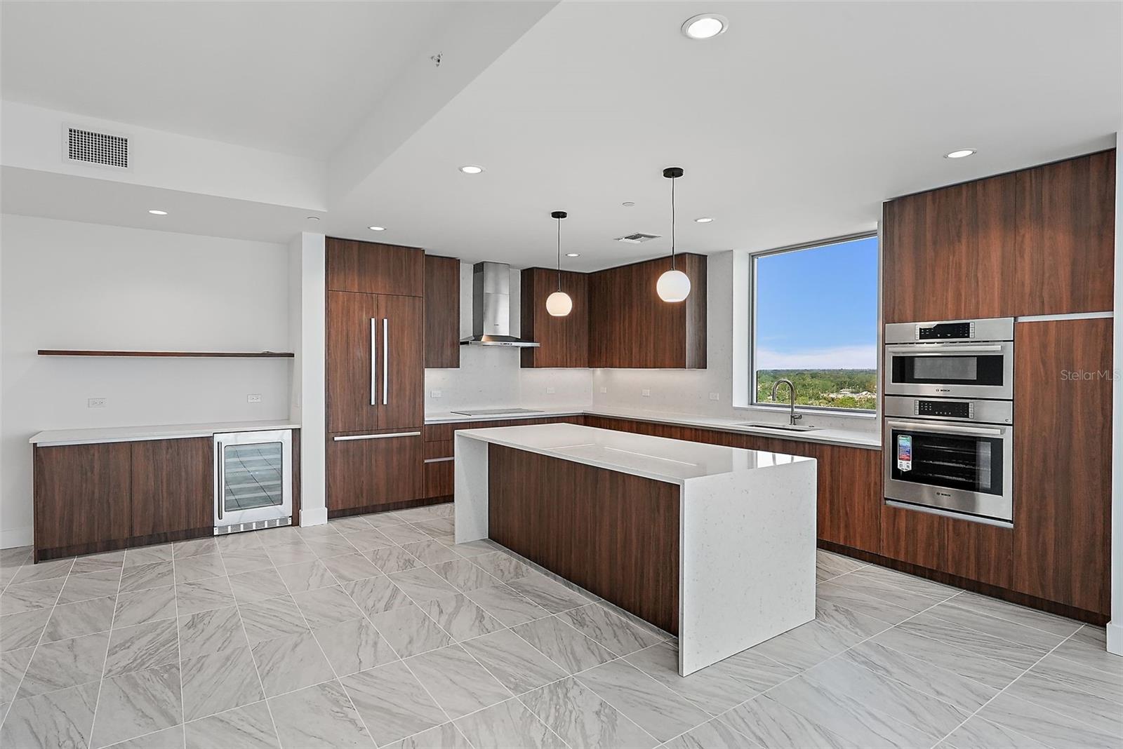 Oversized kitchen island