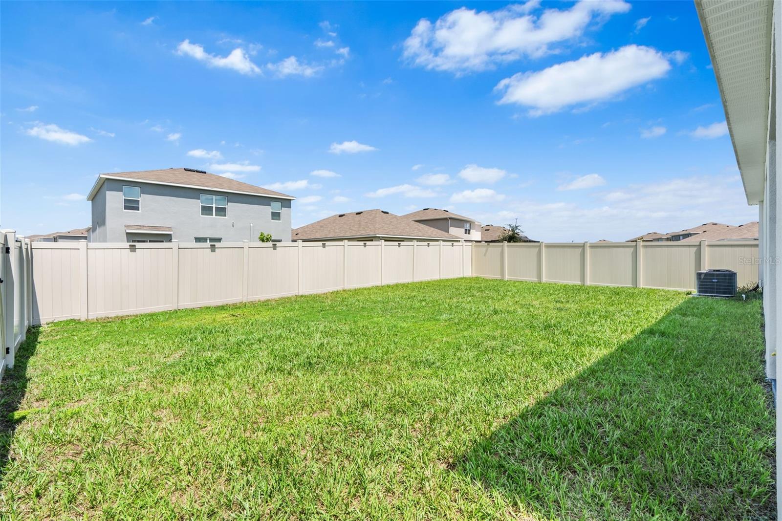 Fully Fenced Backyard