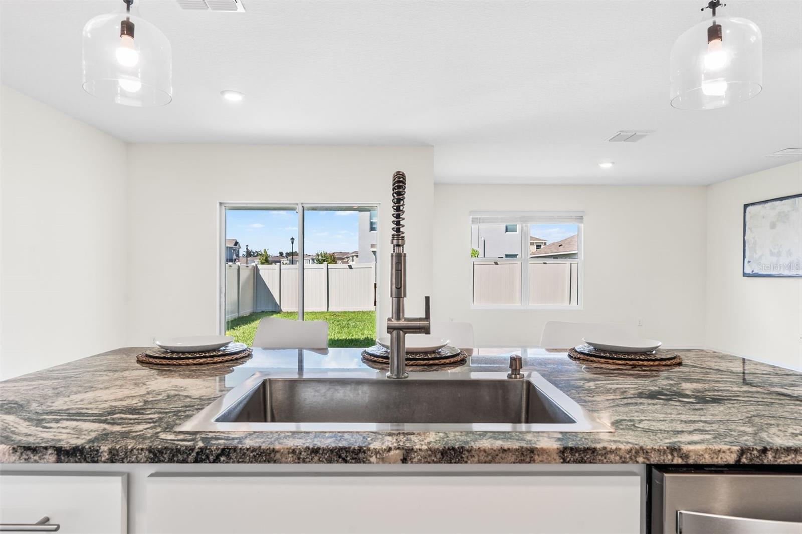 New Drop in Sink with Custom Faucet