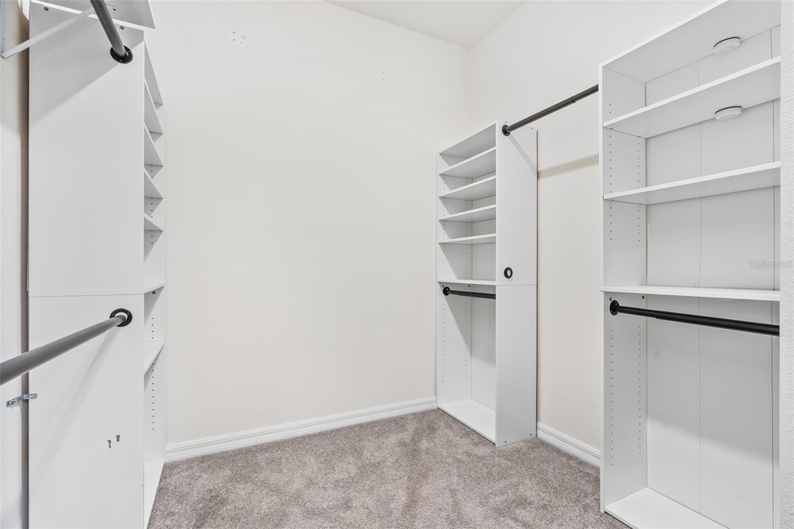 Walk-In Closet with Shelving