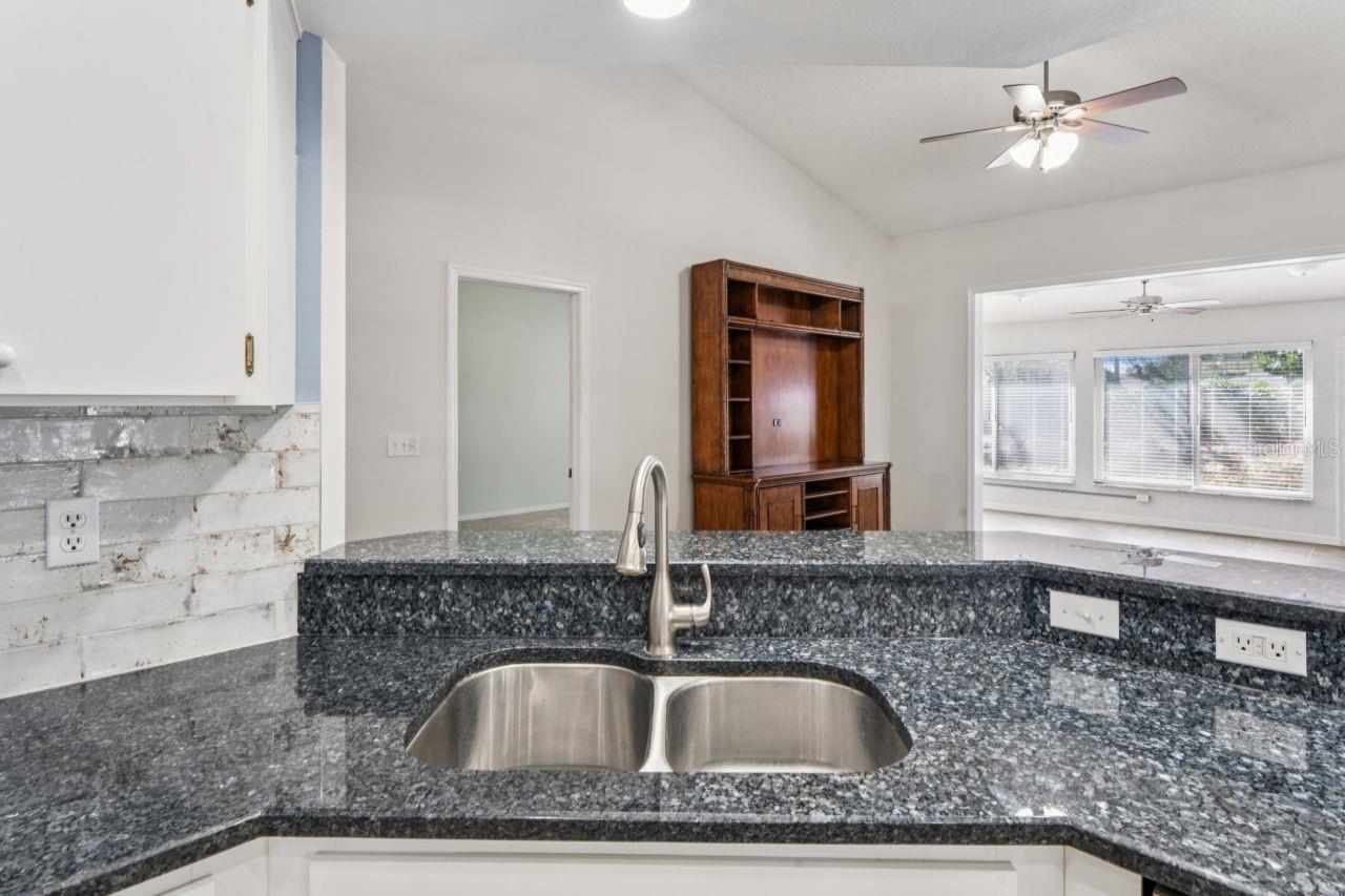 kitchen looking to living room