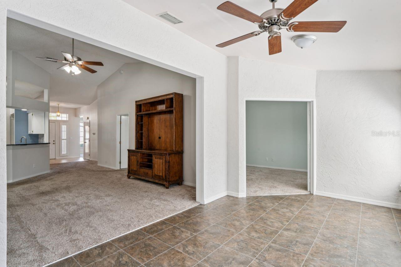 Florida room to living room