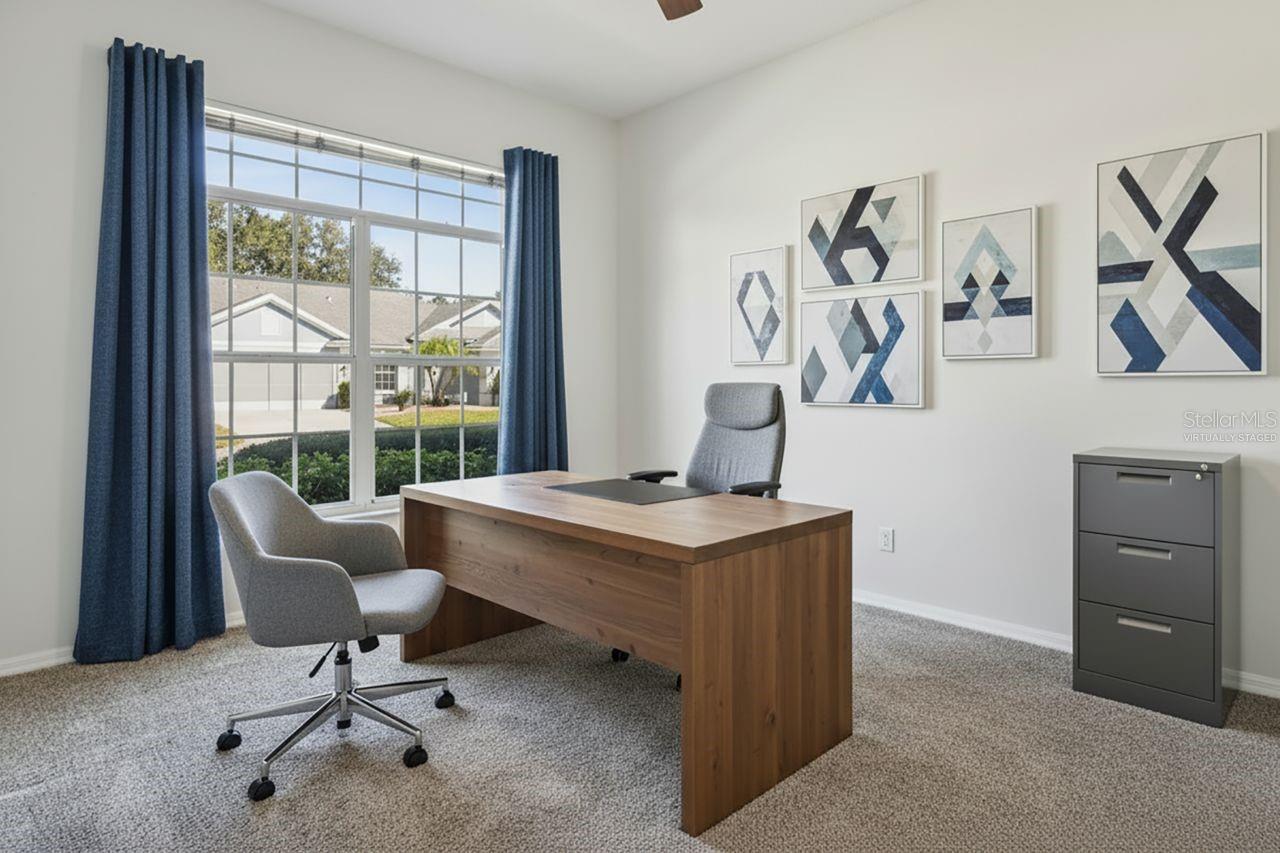 den virtually staged