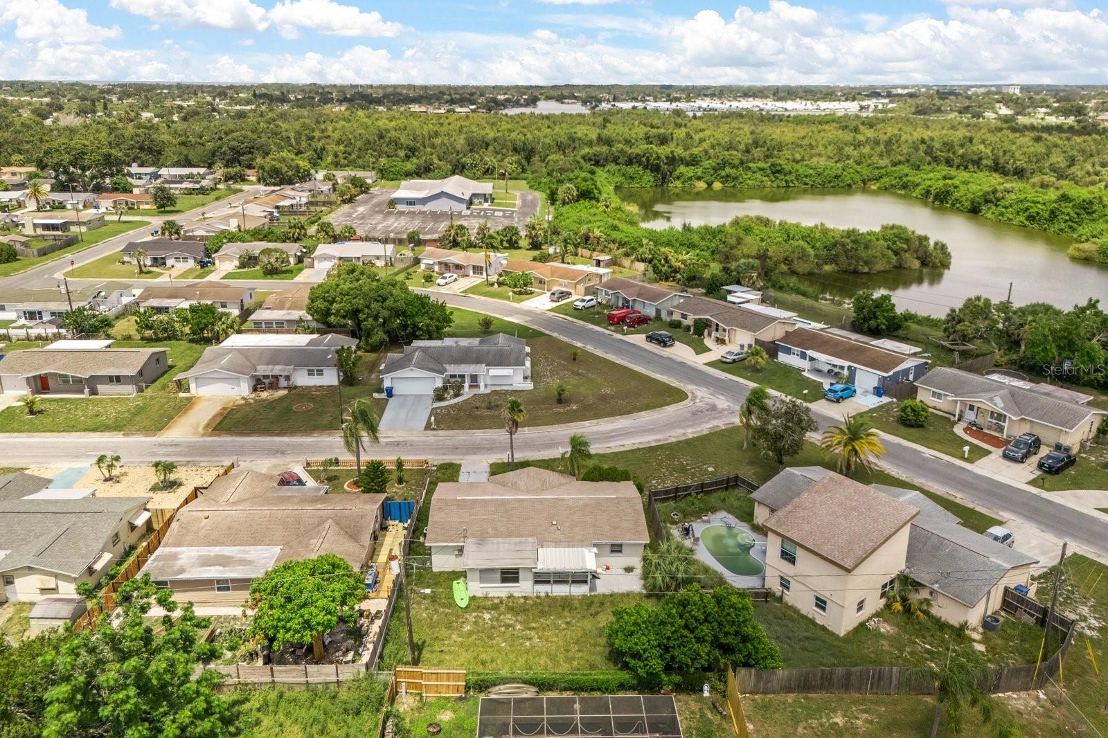 Aerial photo of the property