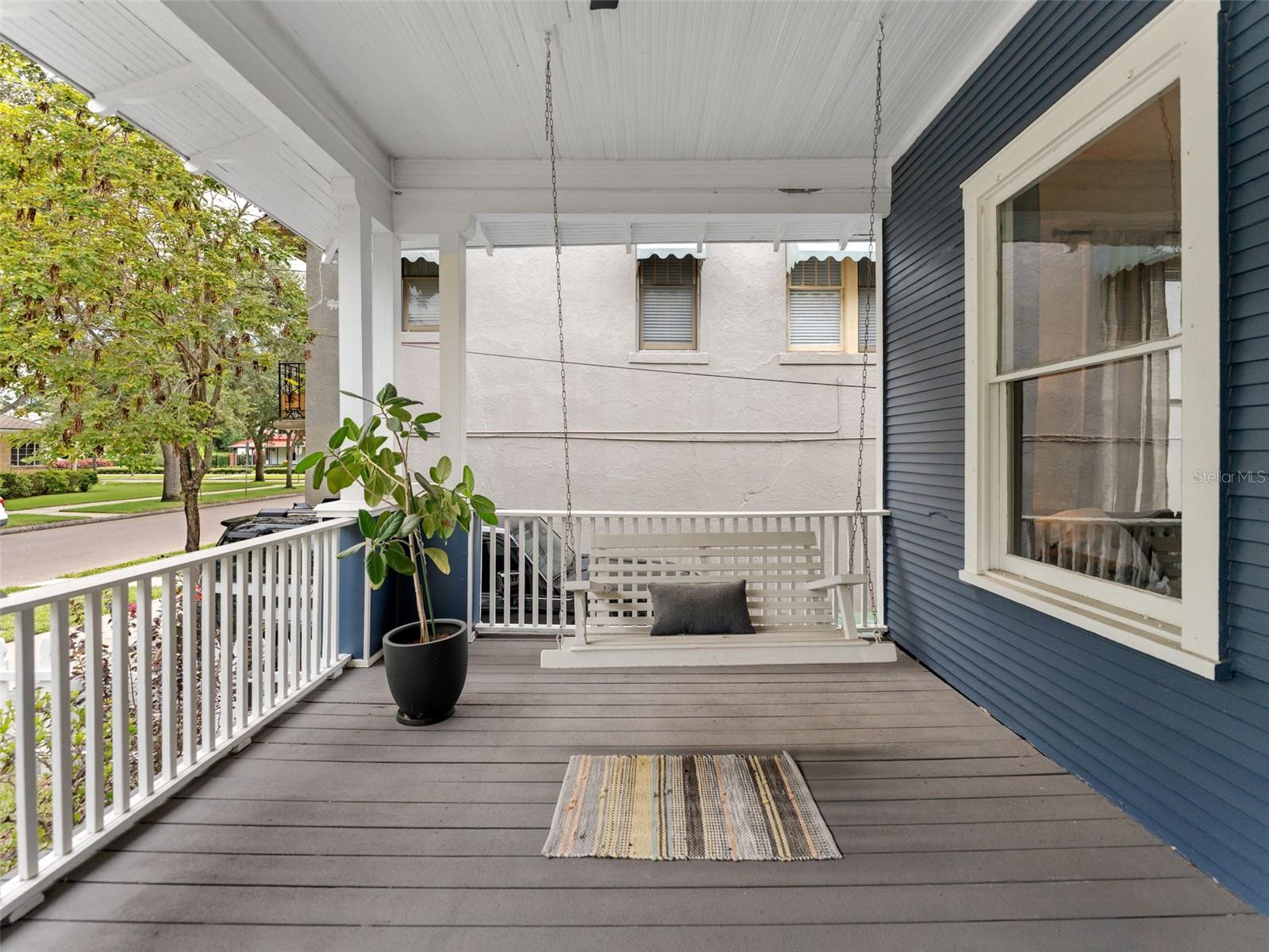 swing and enjoy the city with ceiling fans; an extension of your home