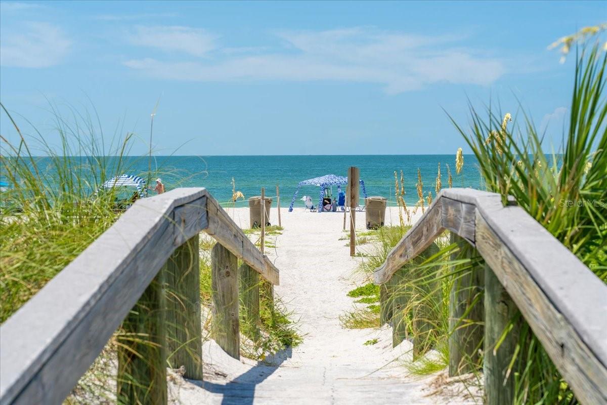 One of the many walk over paths to the beach