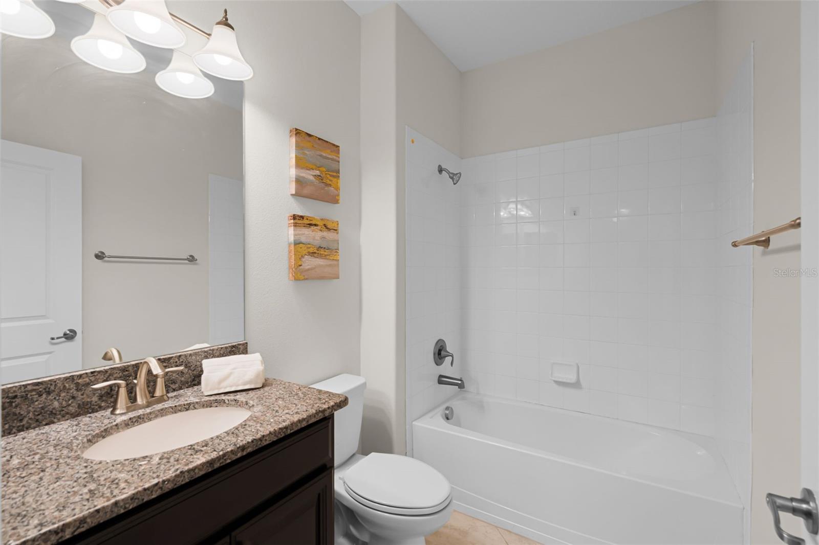 Guest Bathroom adjacent to bedroom 2
