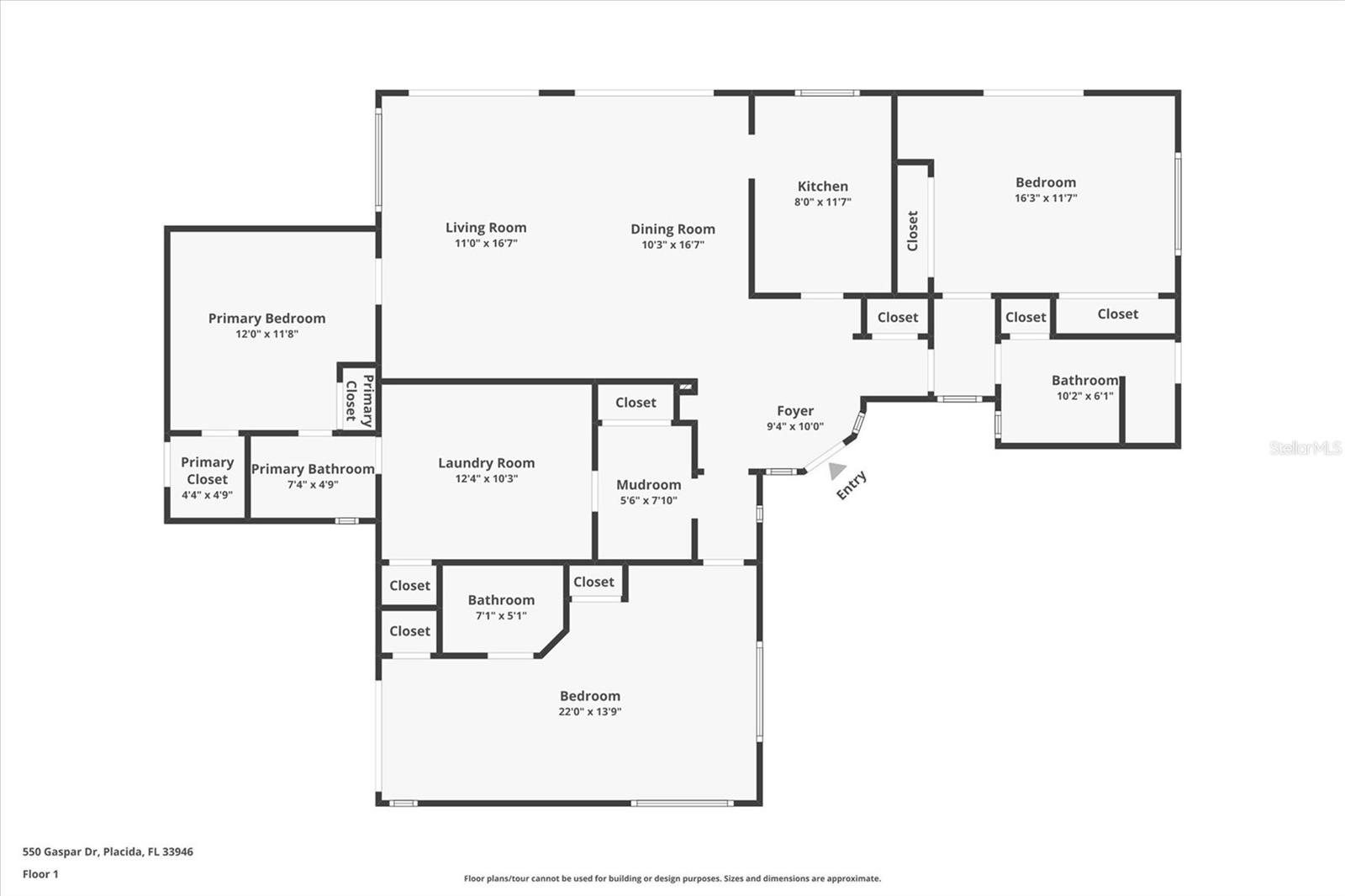 550 GASPAR DR, PLACIDA, FL, 33946