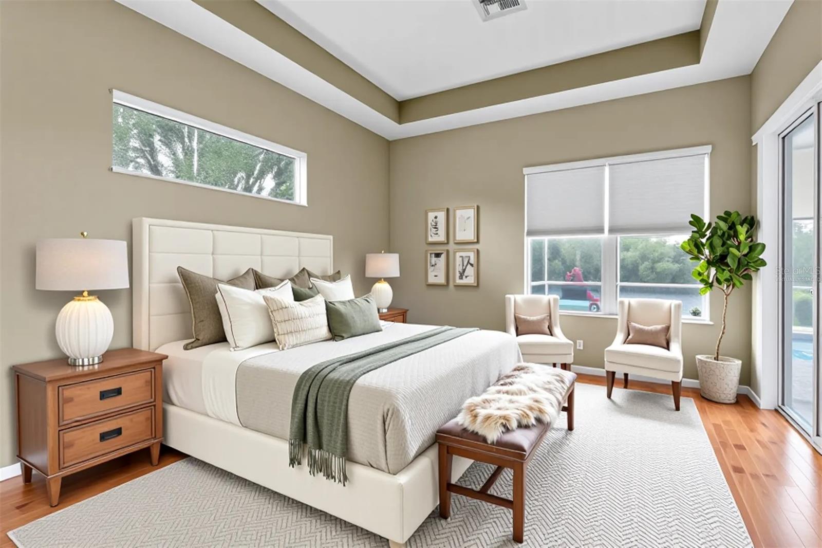 your owners suite/virtually staged