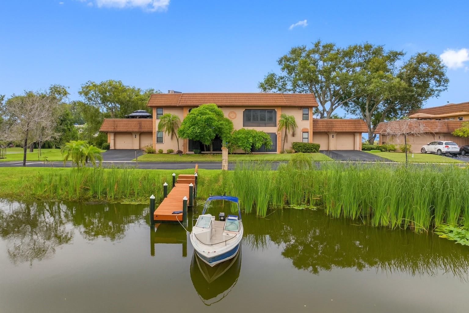 Shared dock on Seminole Lake — enjoy direct lake access just steps from home