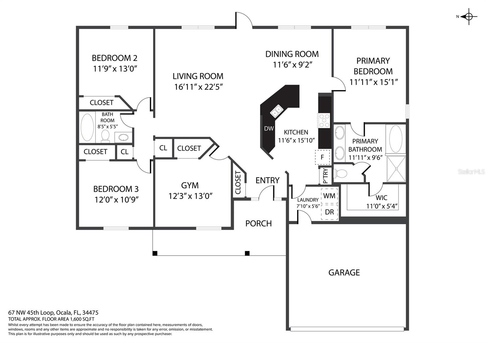 67 NW 45TH LOOP, OCALA, FL, 34475