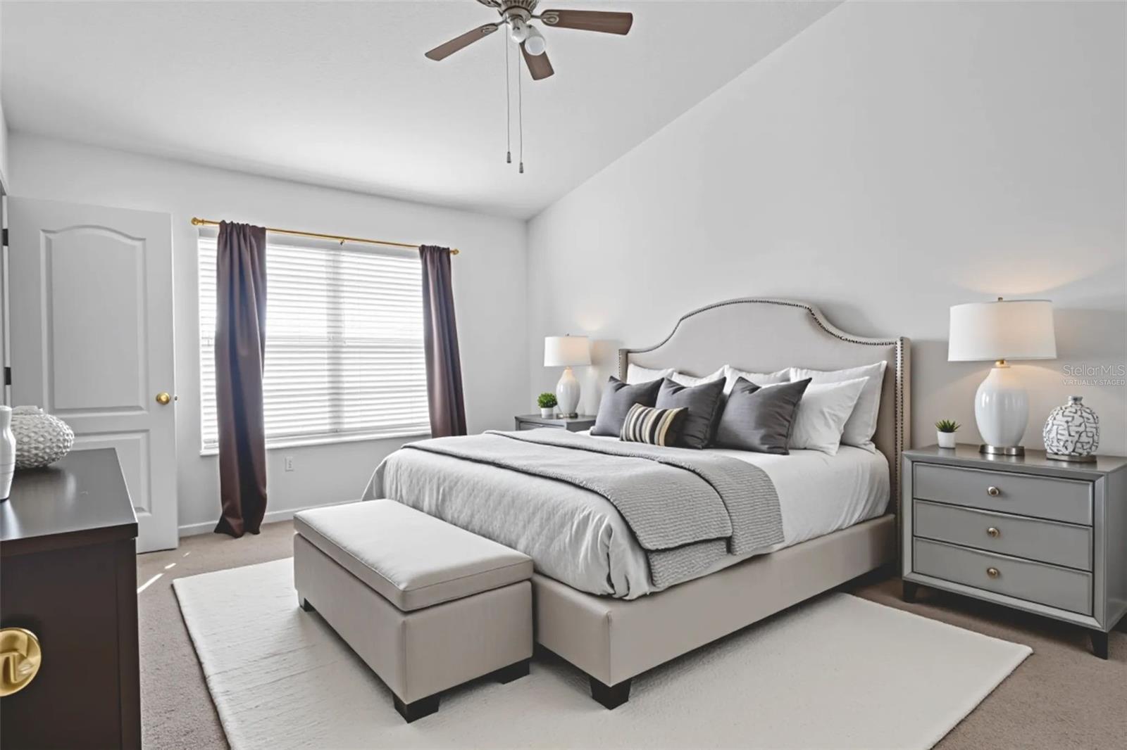 Virtually Staged 2nd Bedroom