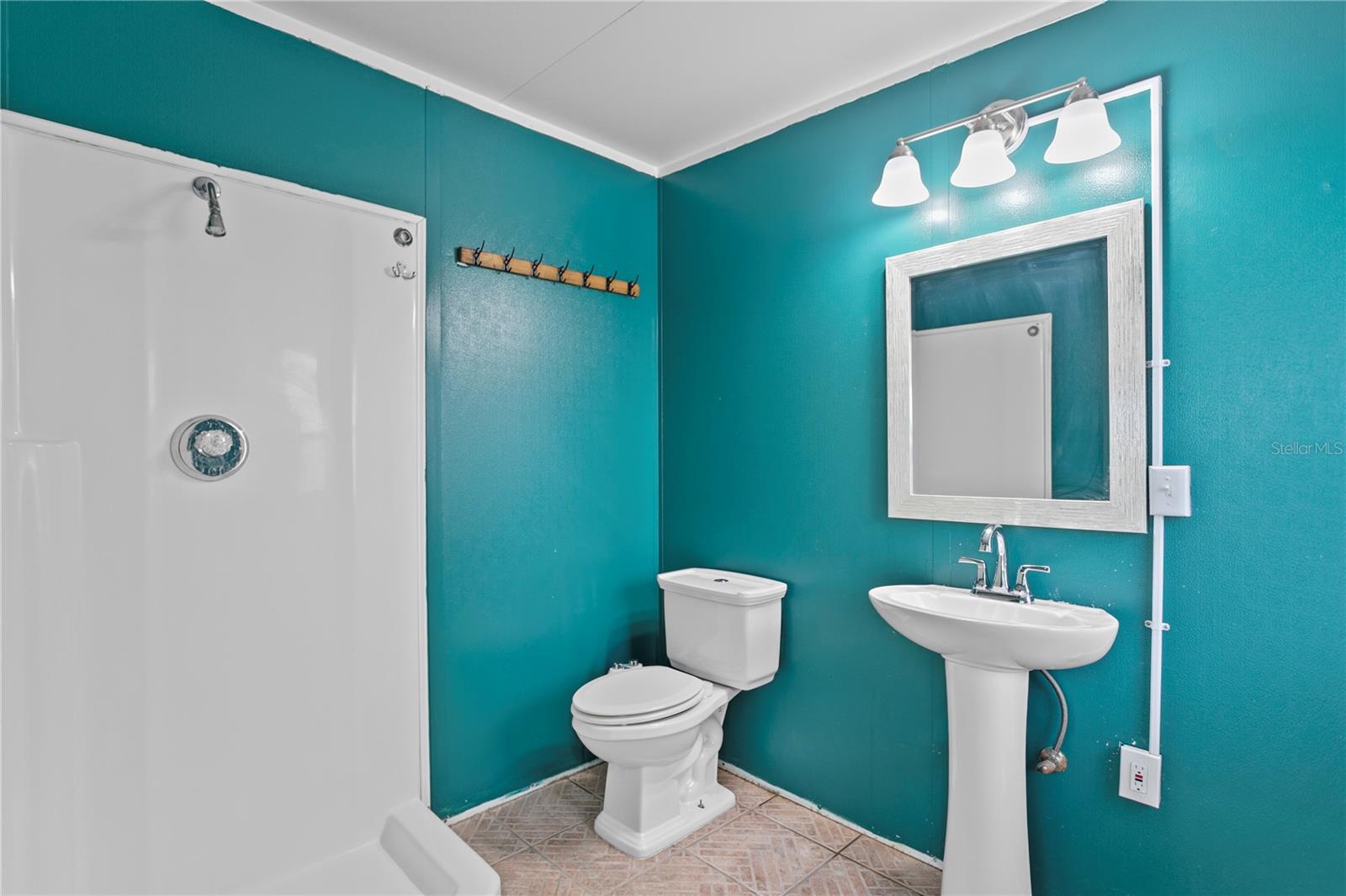 Pool Bathroom in Florida room