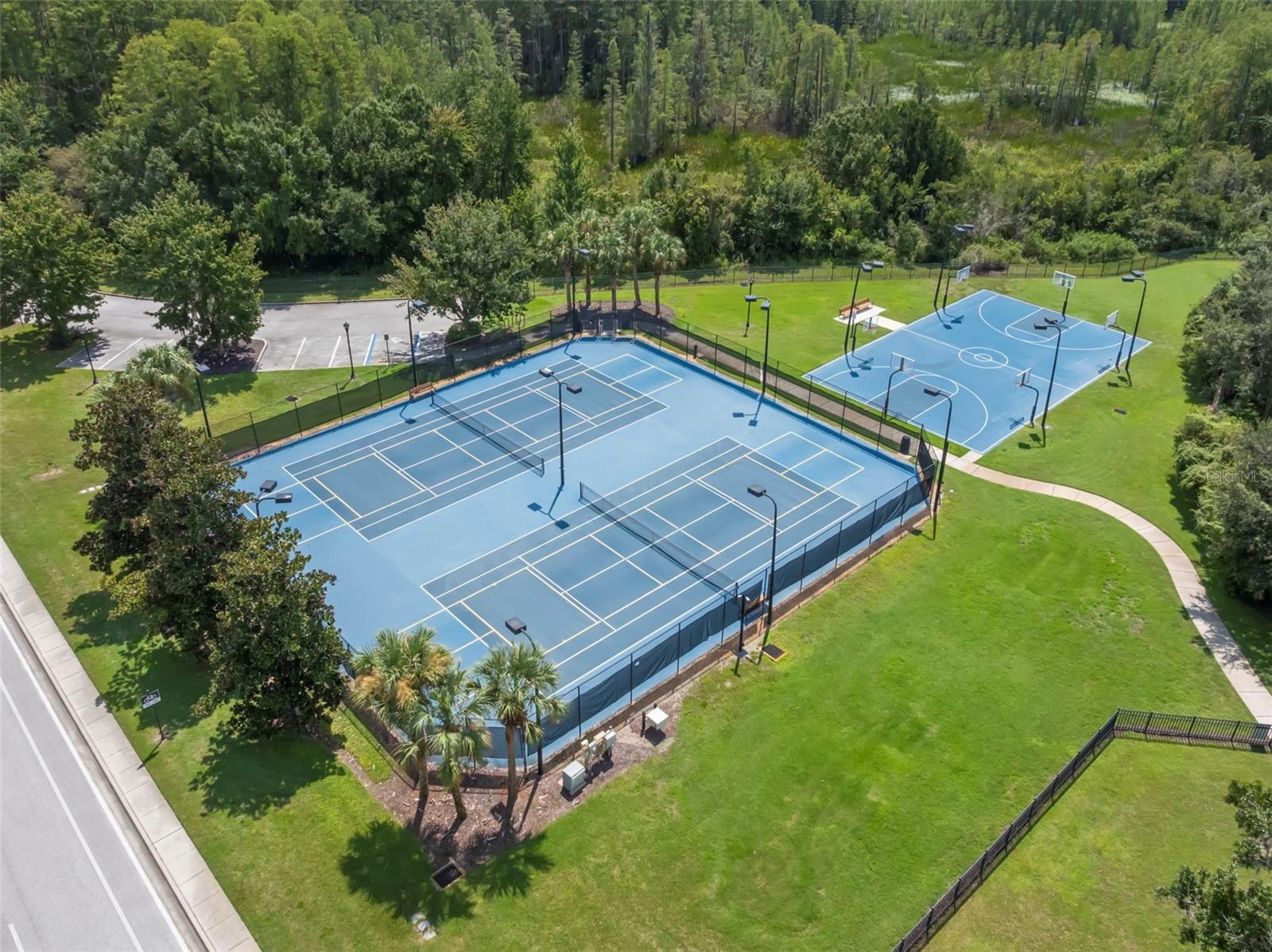 Tennis and Basketball Courts