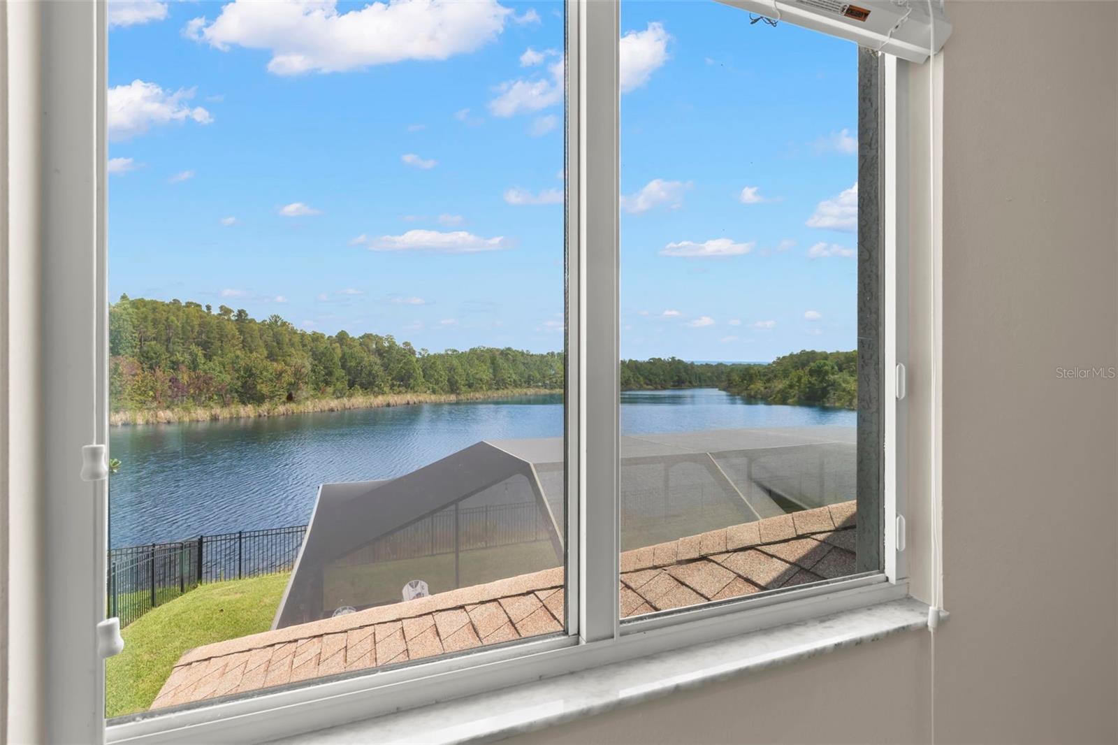 Upstairs View of Lake and Conservation Area