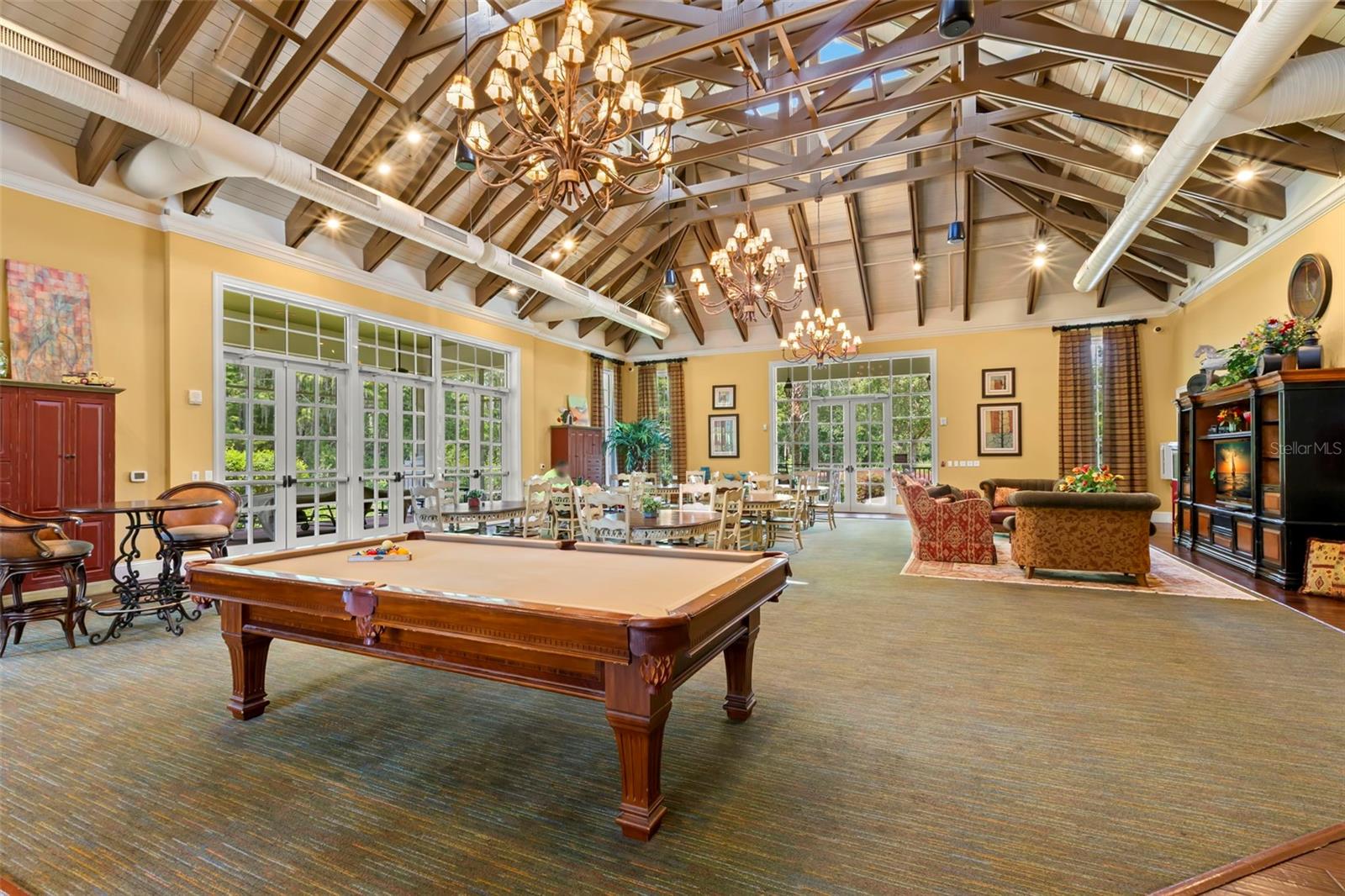 Billiards Room in Clubhouse