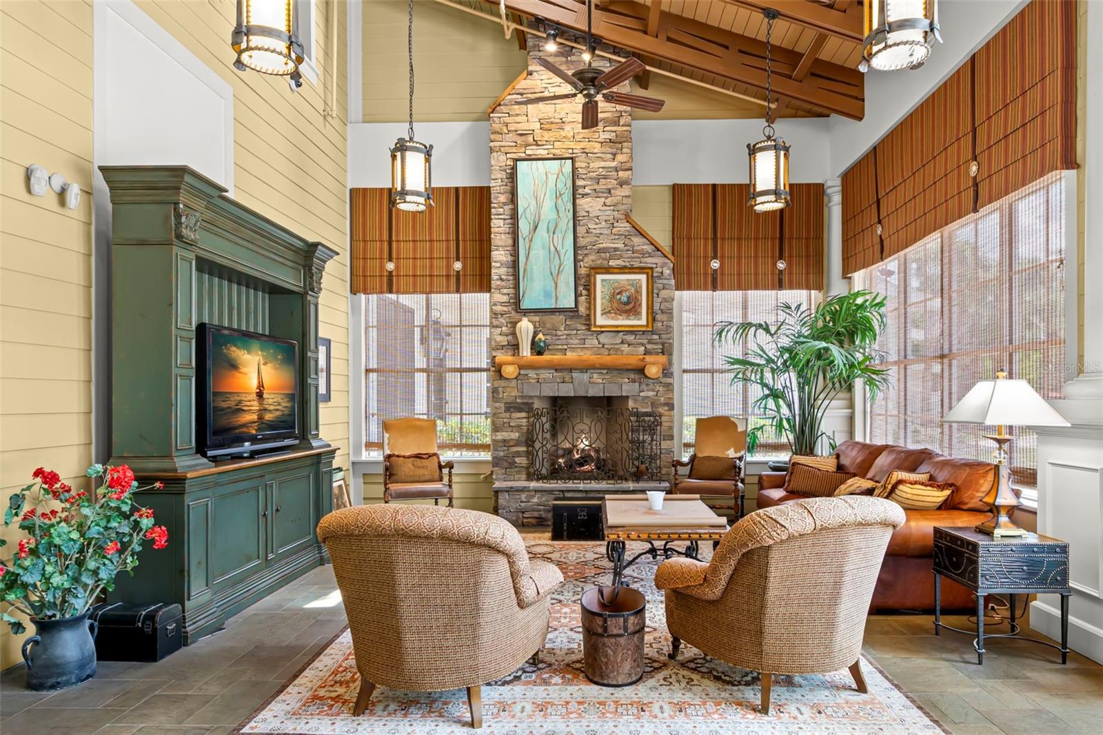 Sitting area in Clubhouse
