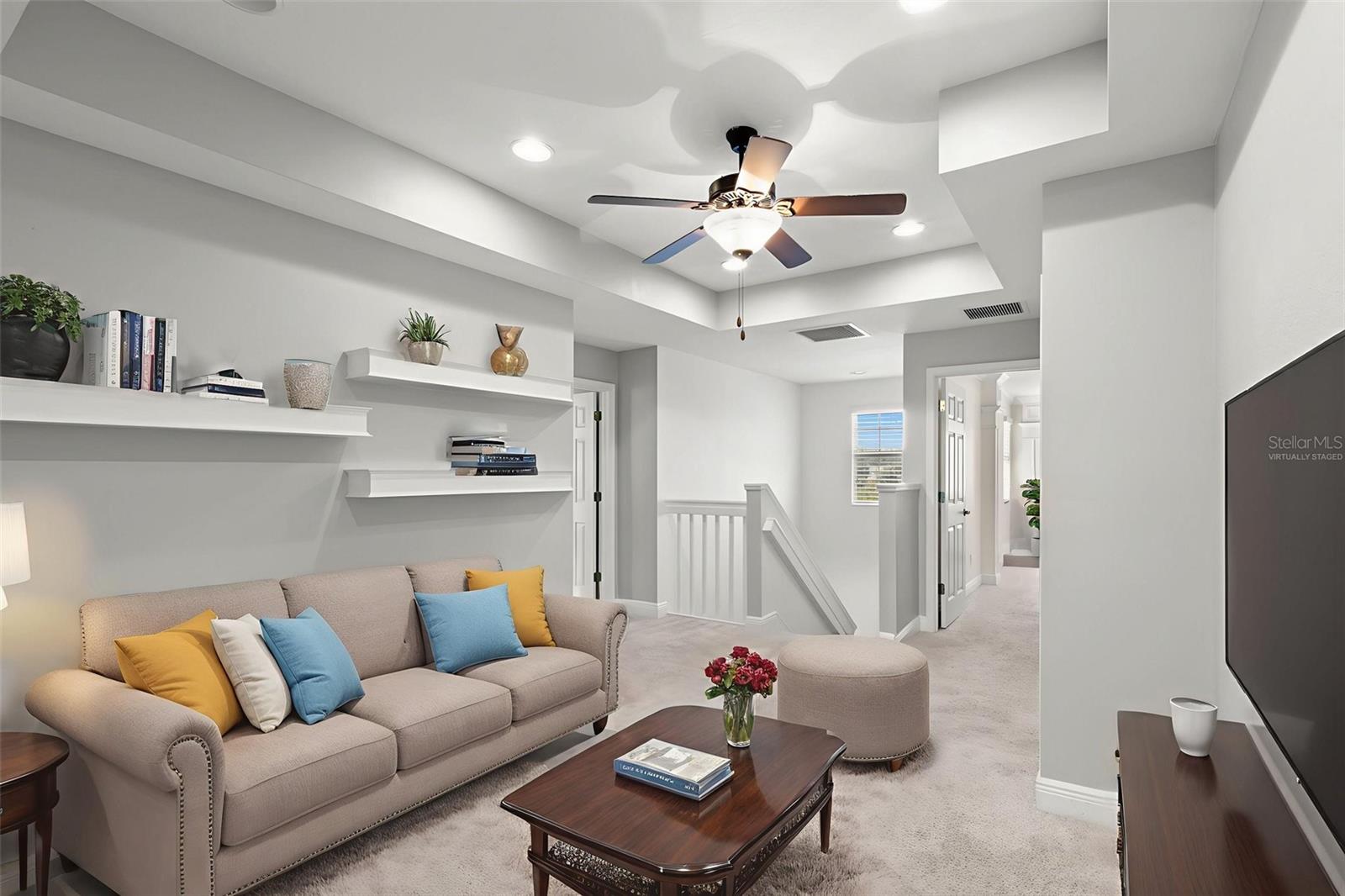 Upstairs Loft Virtually Staged