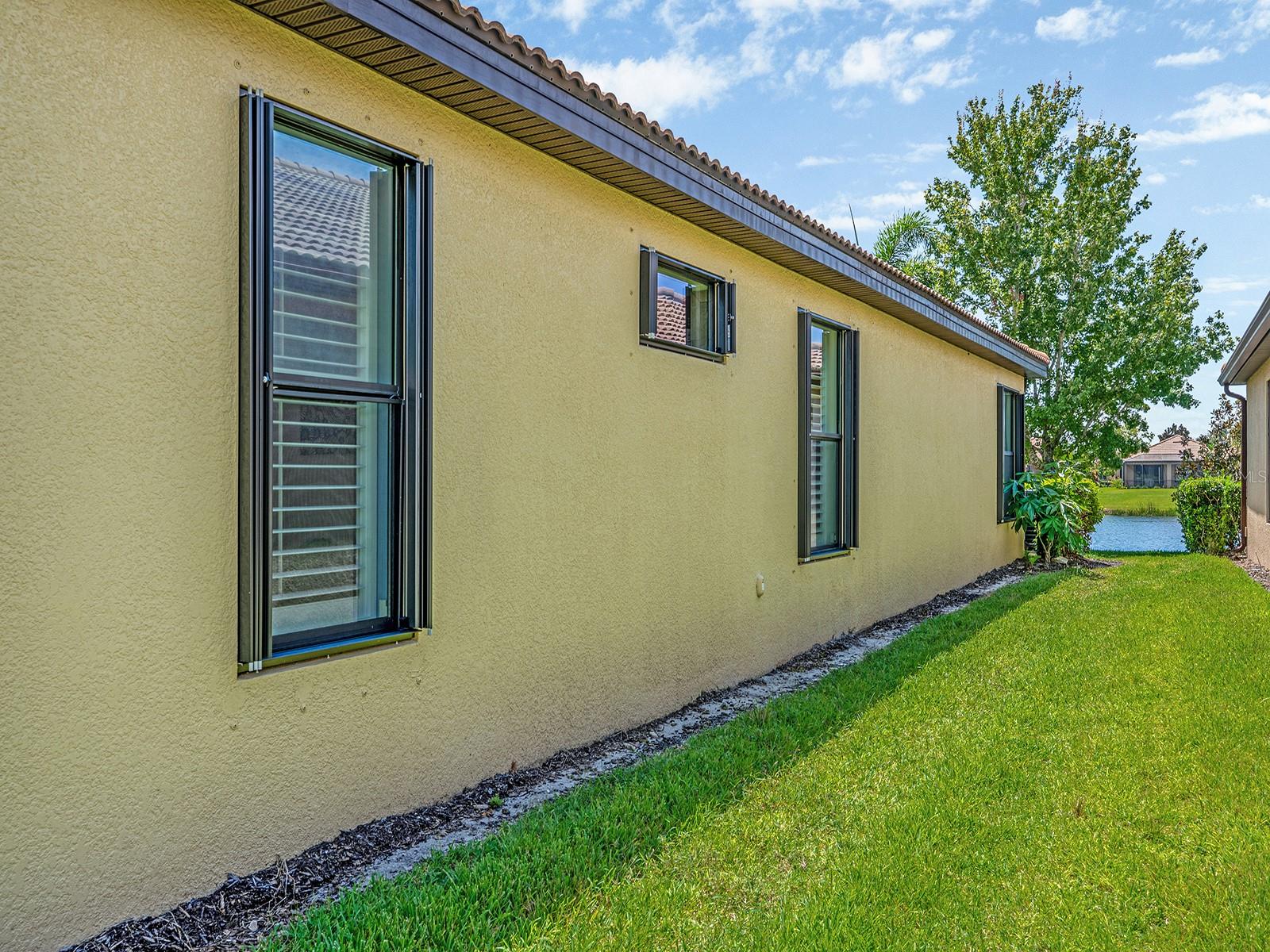 Hurricane Shutters on every window