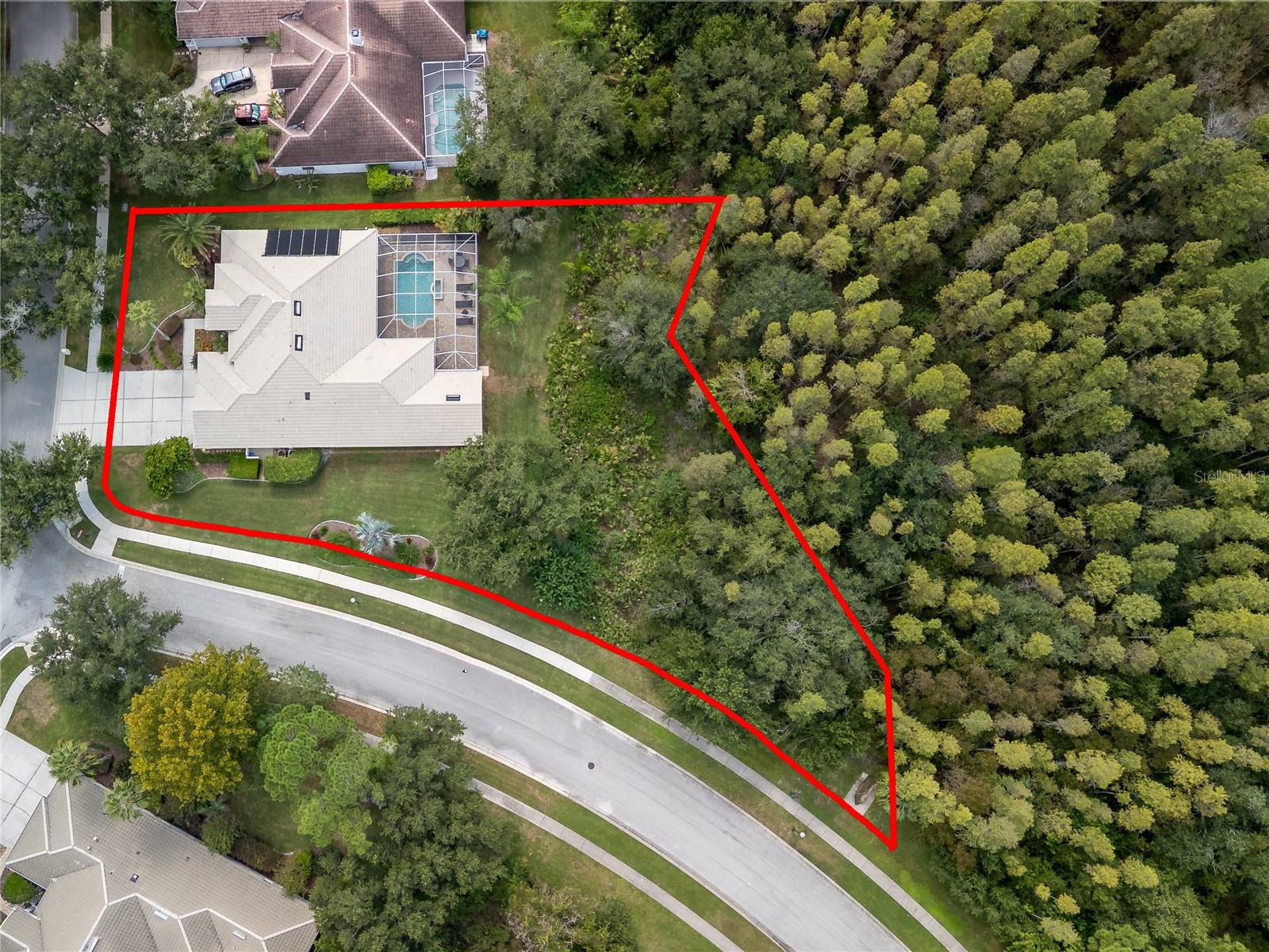 Property line is approximate.