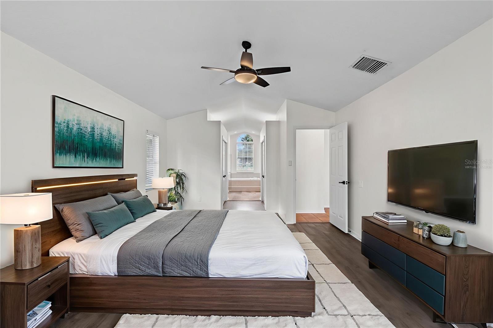 virtually staged - Primary Bedroom