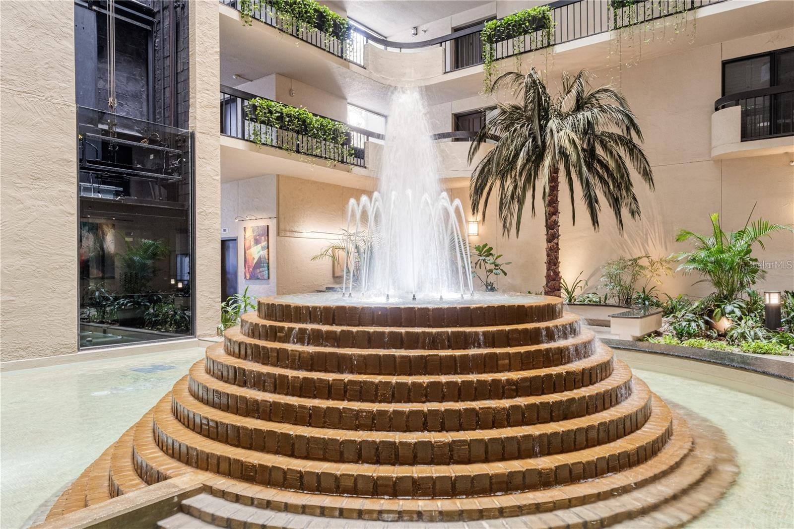 The Atruim fountain