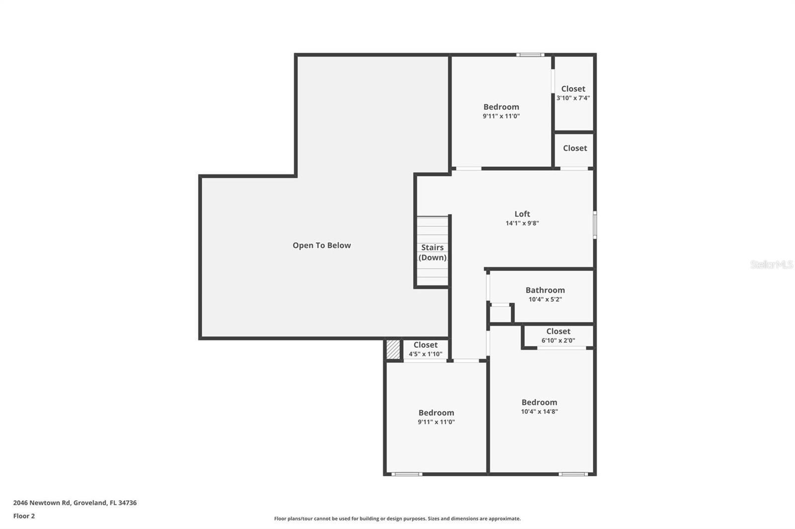 2046 NEWTOWN RD, GROVELAND, FL, 34736