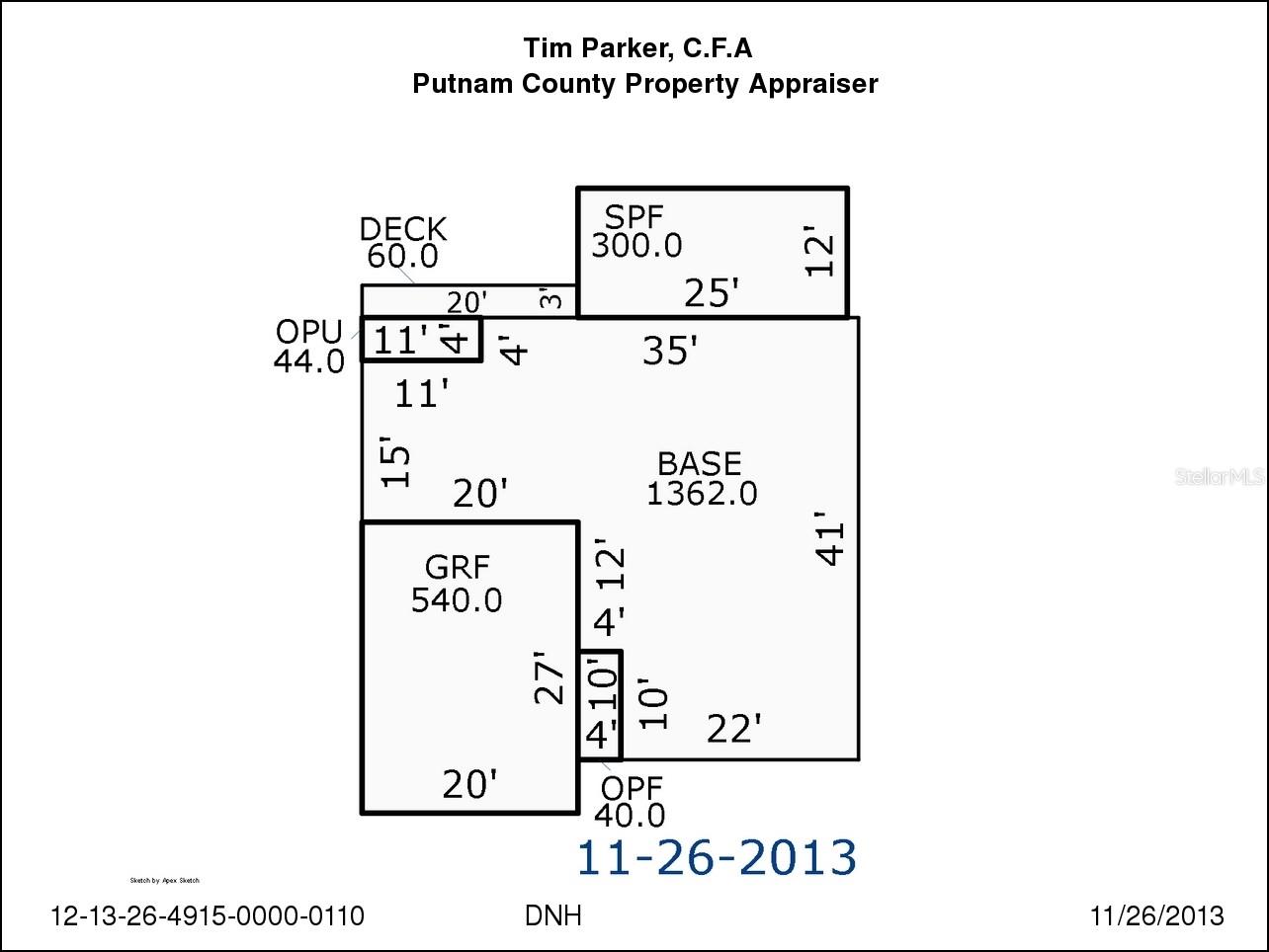 121 N LAKE GEORGE DR, GEORGETOWN, FL, 32139
