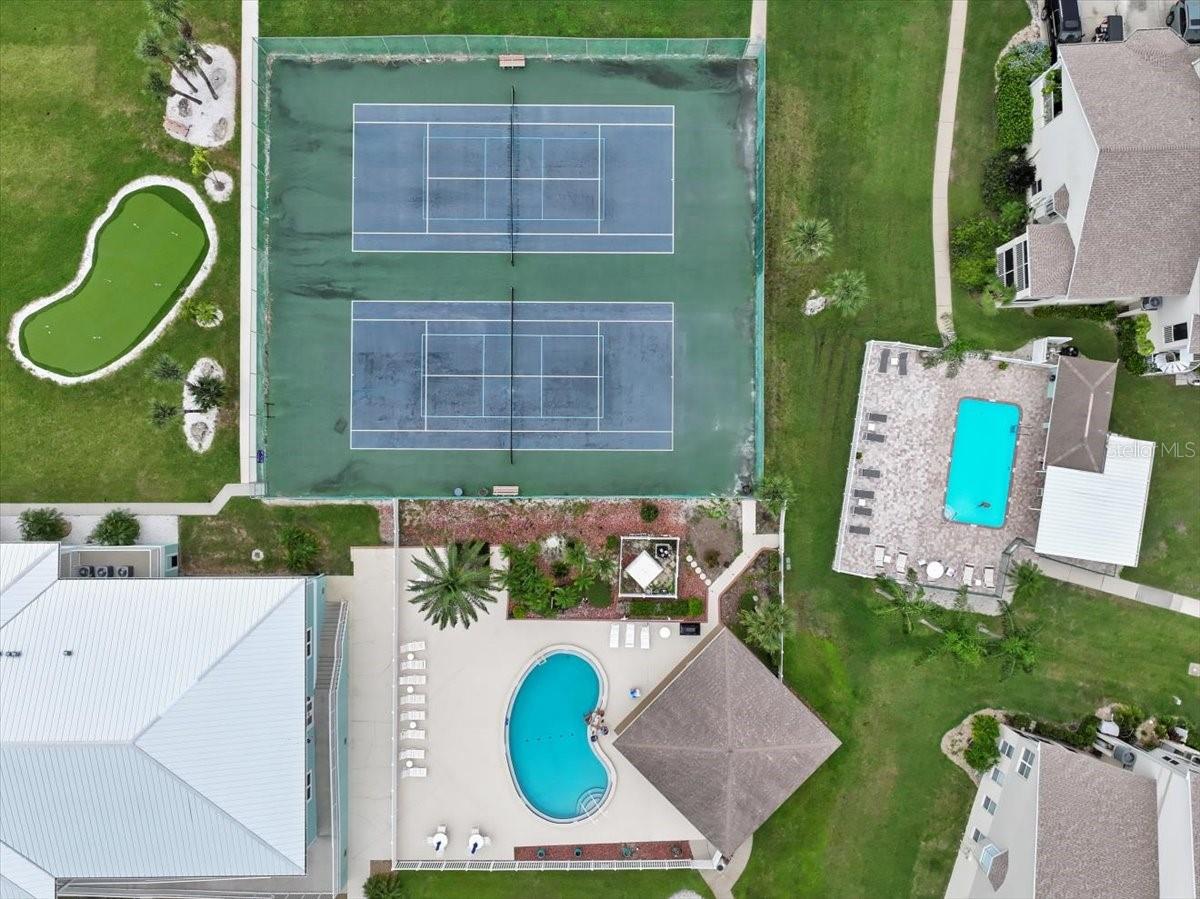 Putting Green, Pickle/Tennis Courts, Community Pool