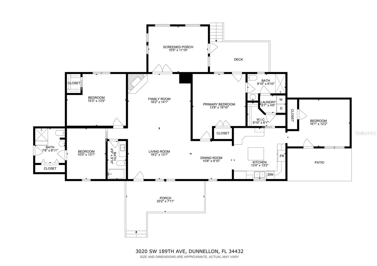 3020 SW 189TH AVE, DUNNELLON, FL, 34432