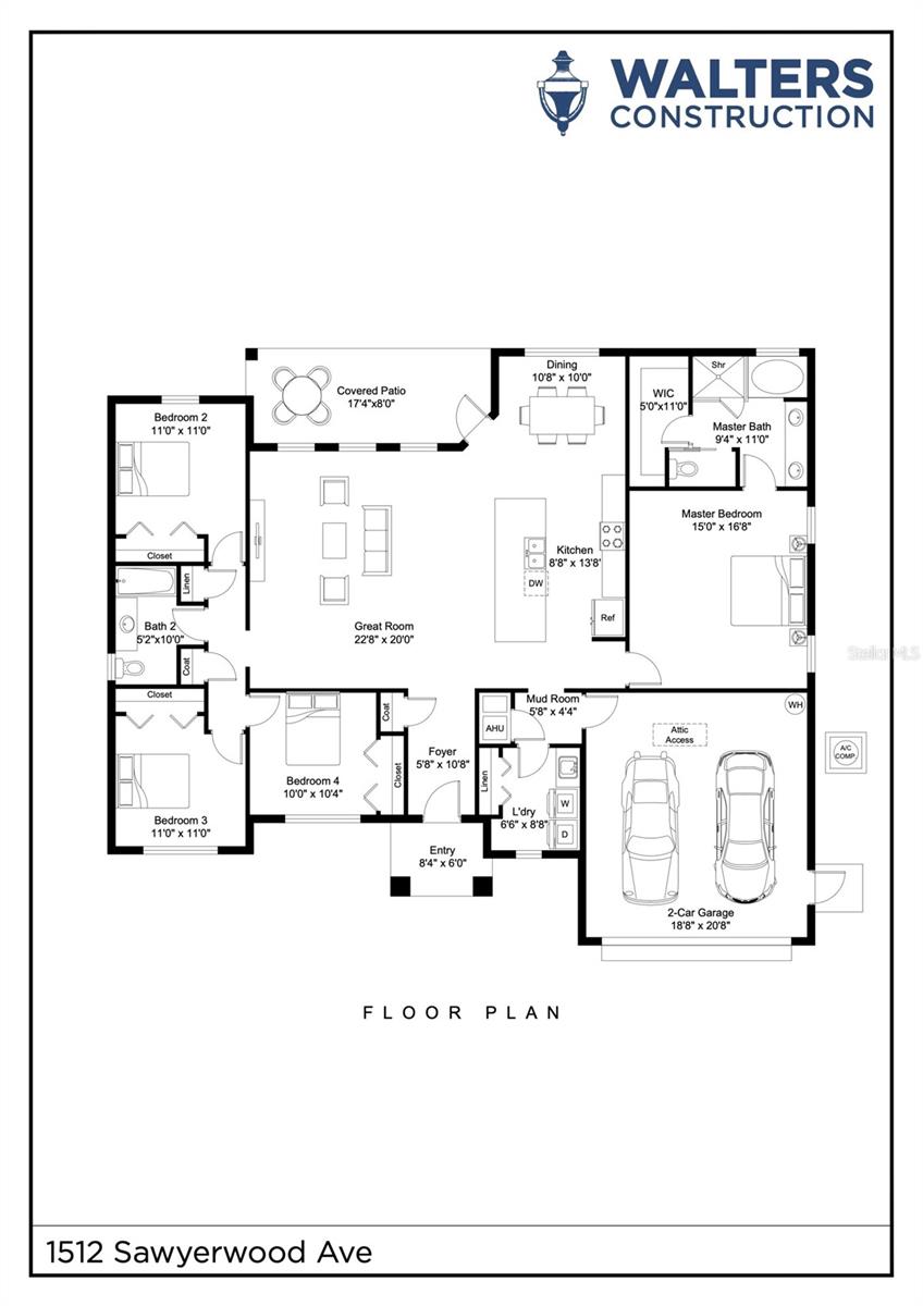 1512 SAWYERWOOD AVE, ORLANDO, FL, 32809