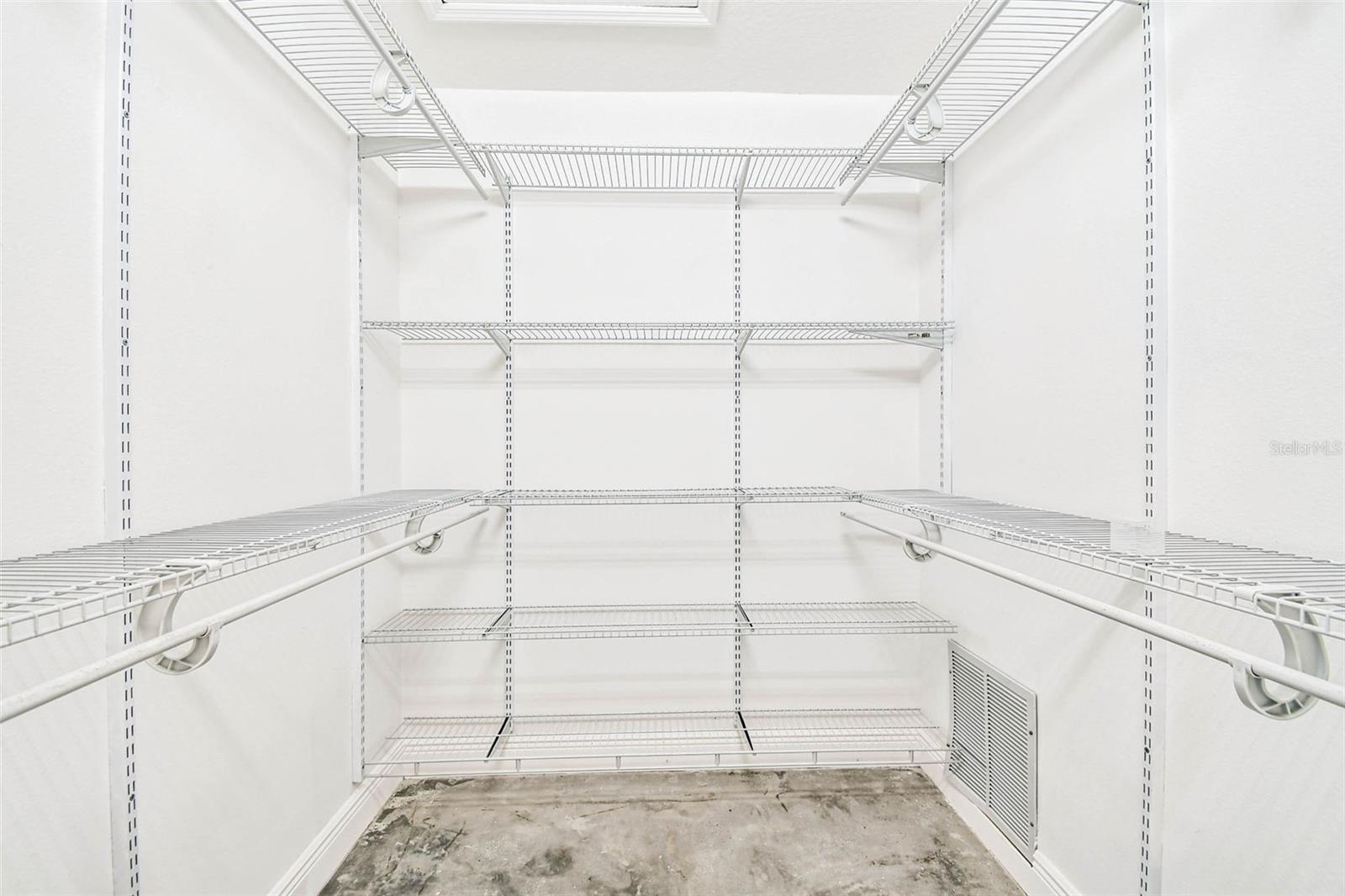 West Side Master Walk In Closet