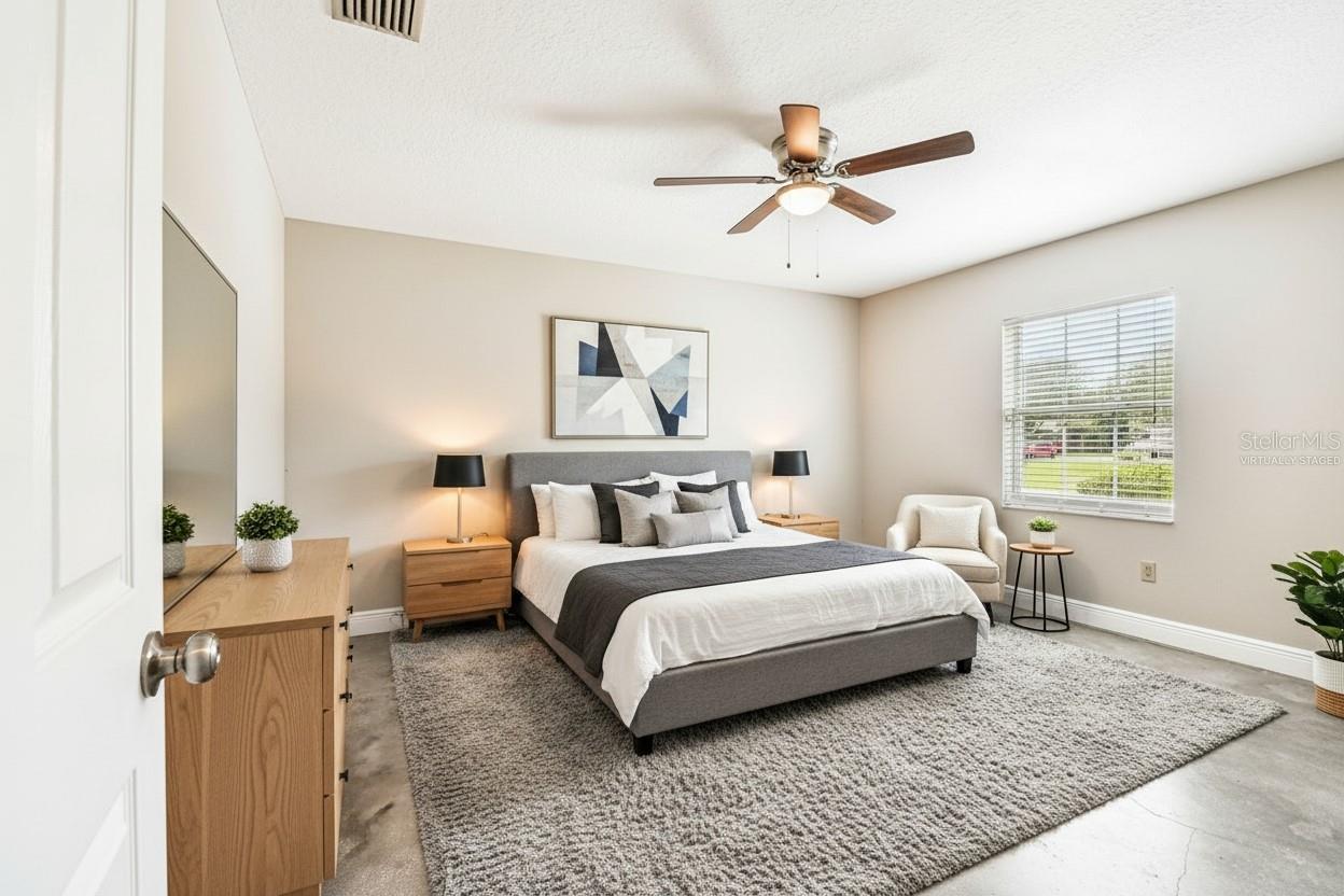 West Residence - Primary Bedroom Virtually Staged