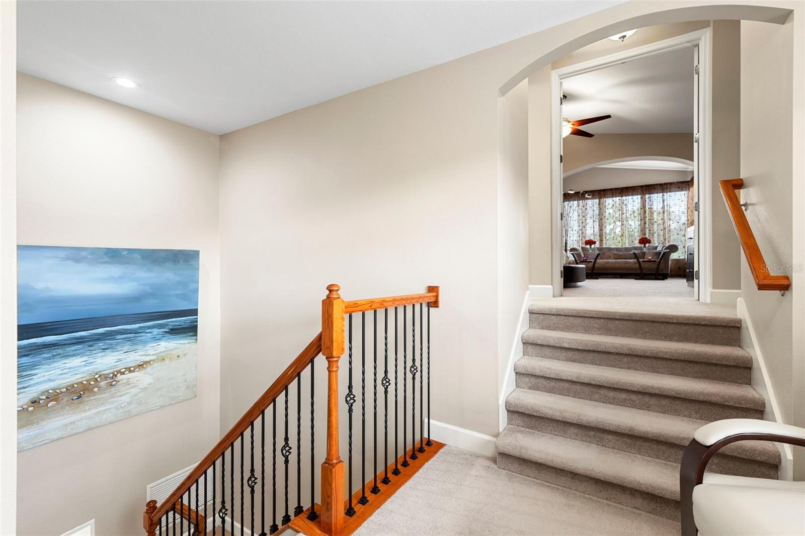 Staircase To Second Floor