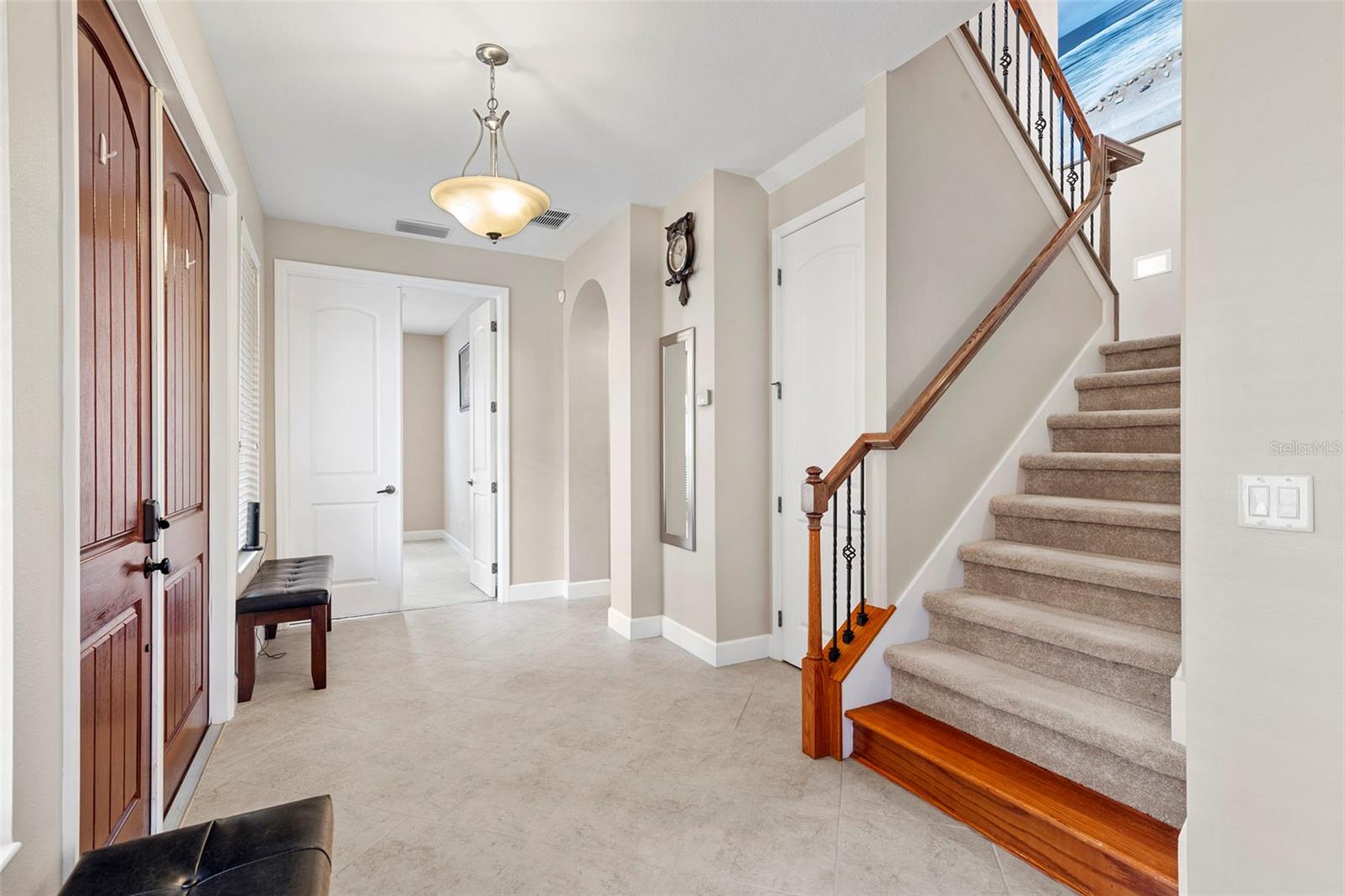 Staircase To Second Floor